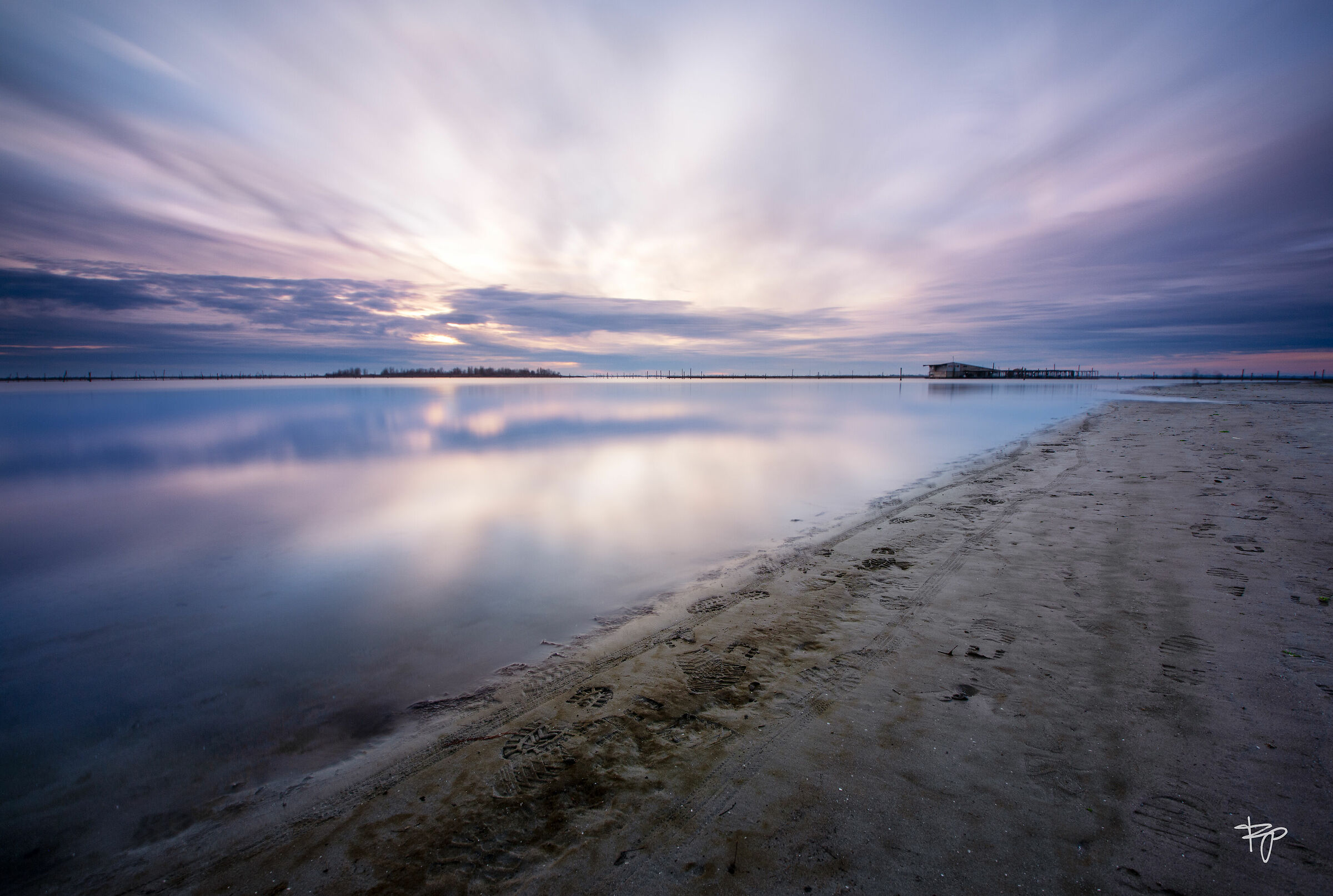 Winter sunset