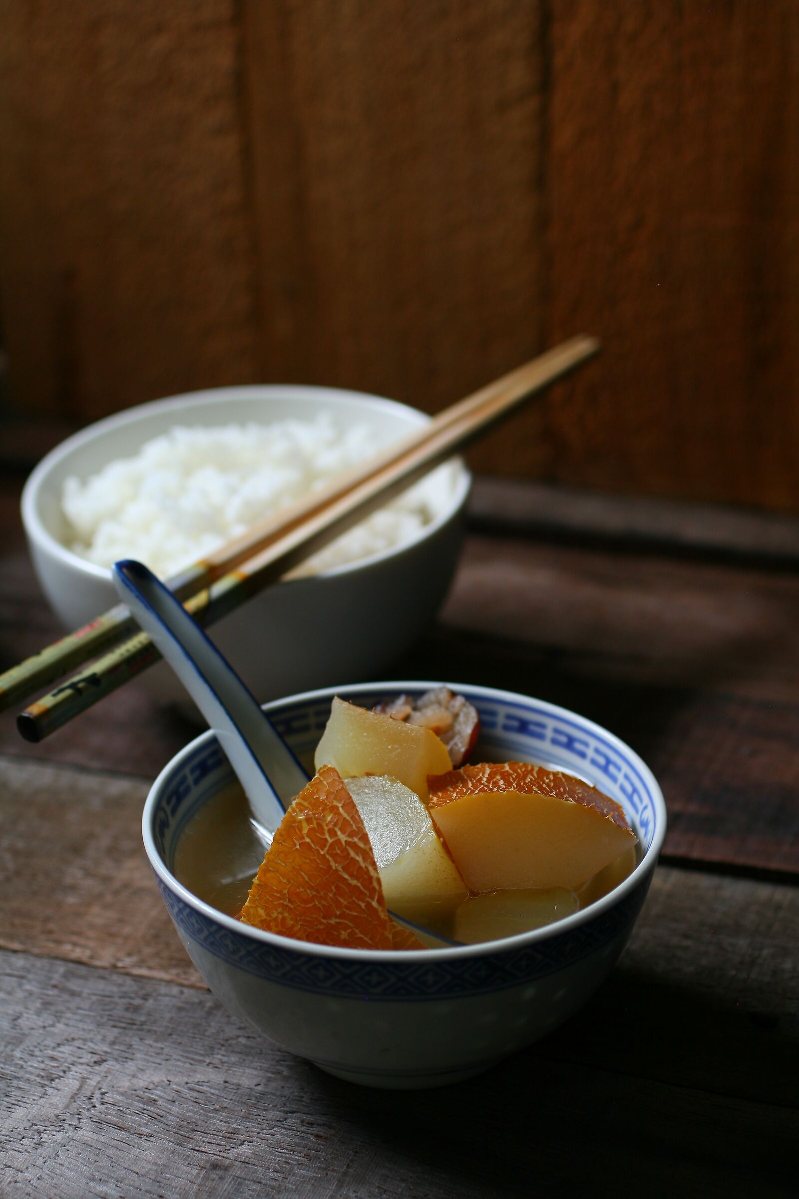 A peasant soup dinner