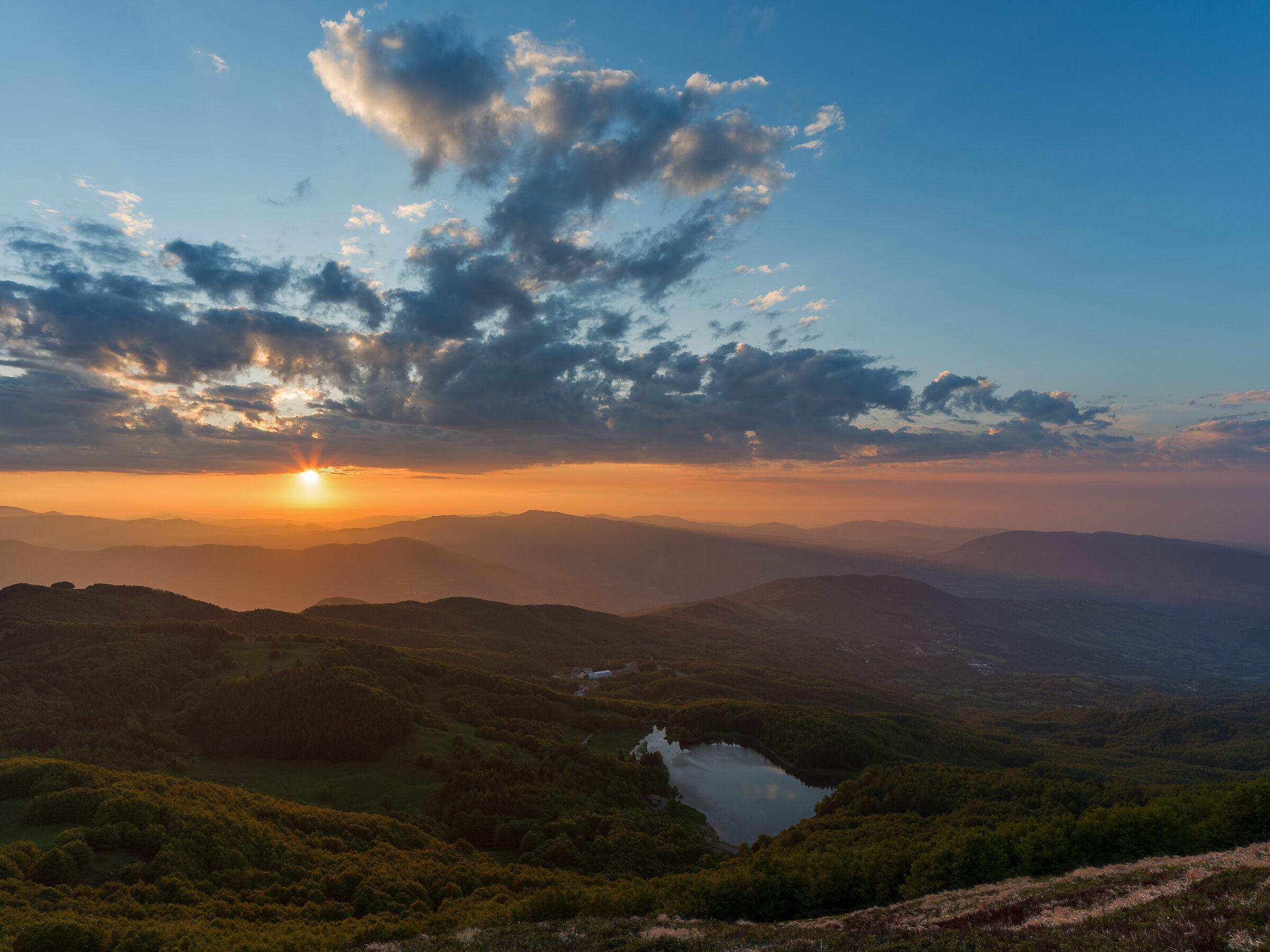 Sunset from the Ventasso