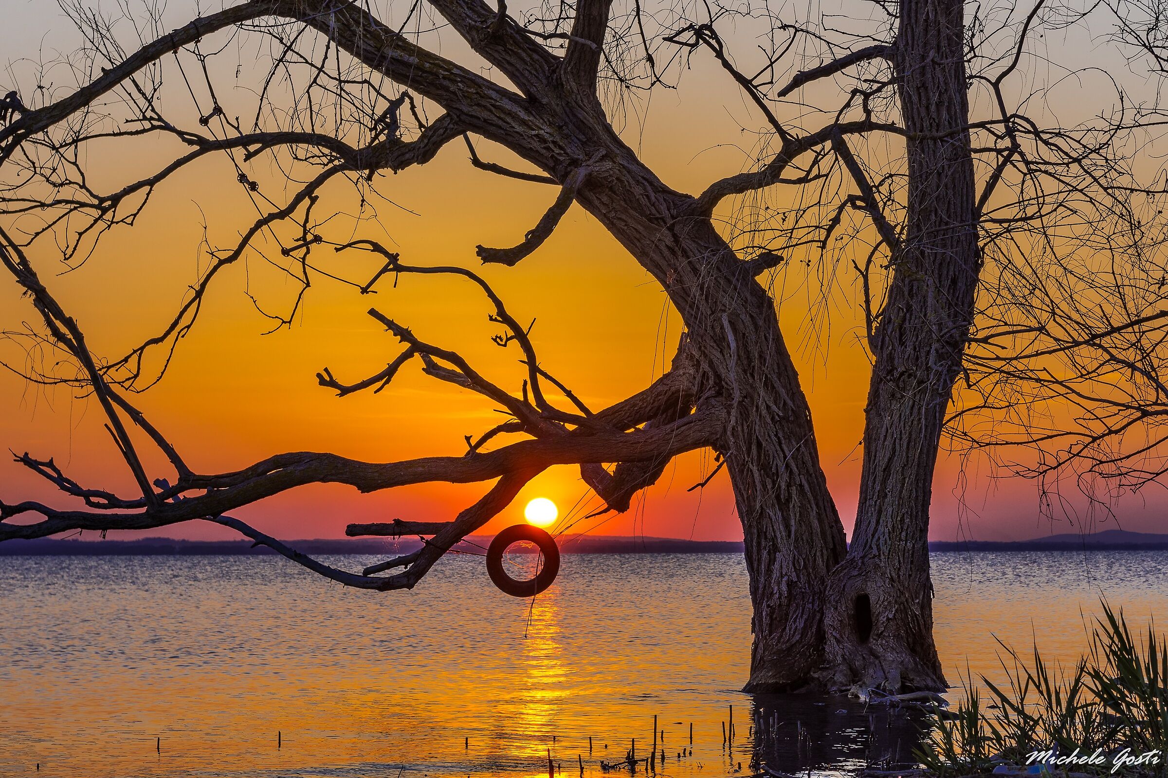 Trasimeno al tramonto