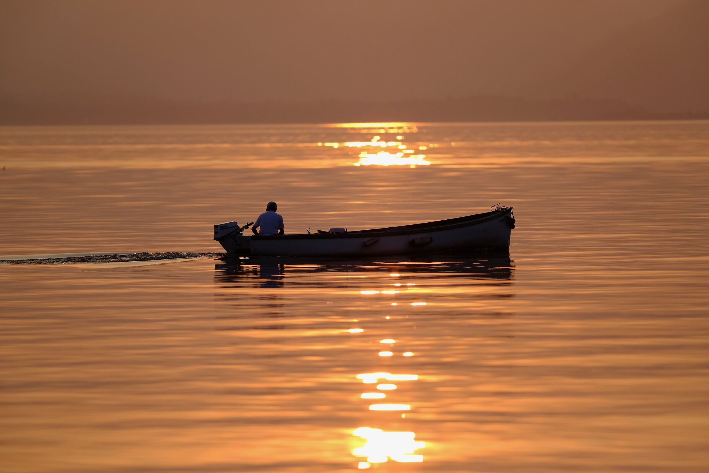 Tramonto del pescatore
