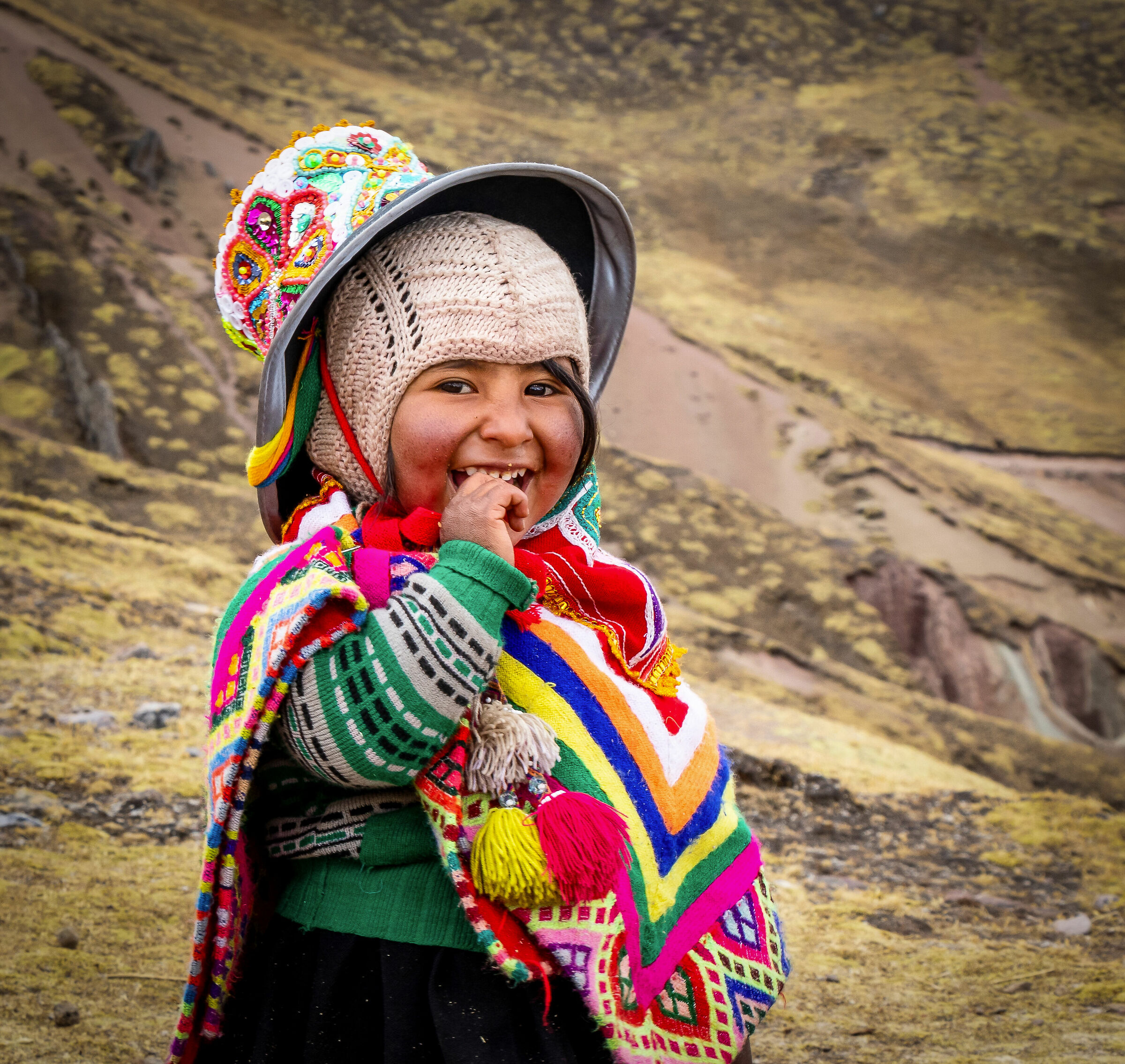 Un sorriso a 5000 m...