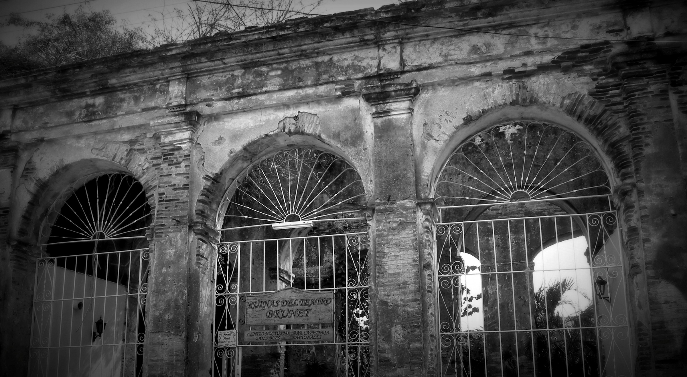 Brunet Theatre Ruins in Trinidad