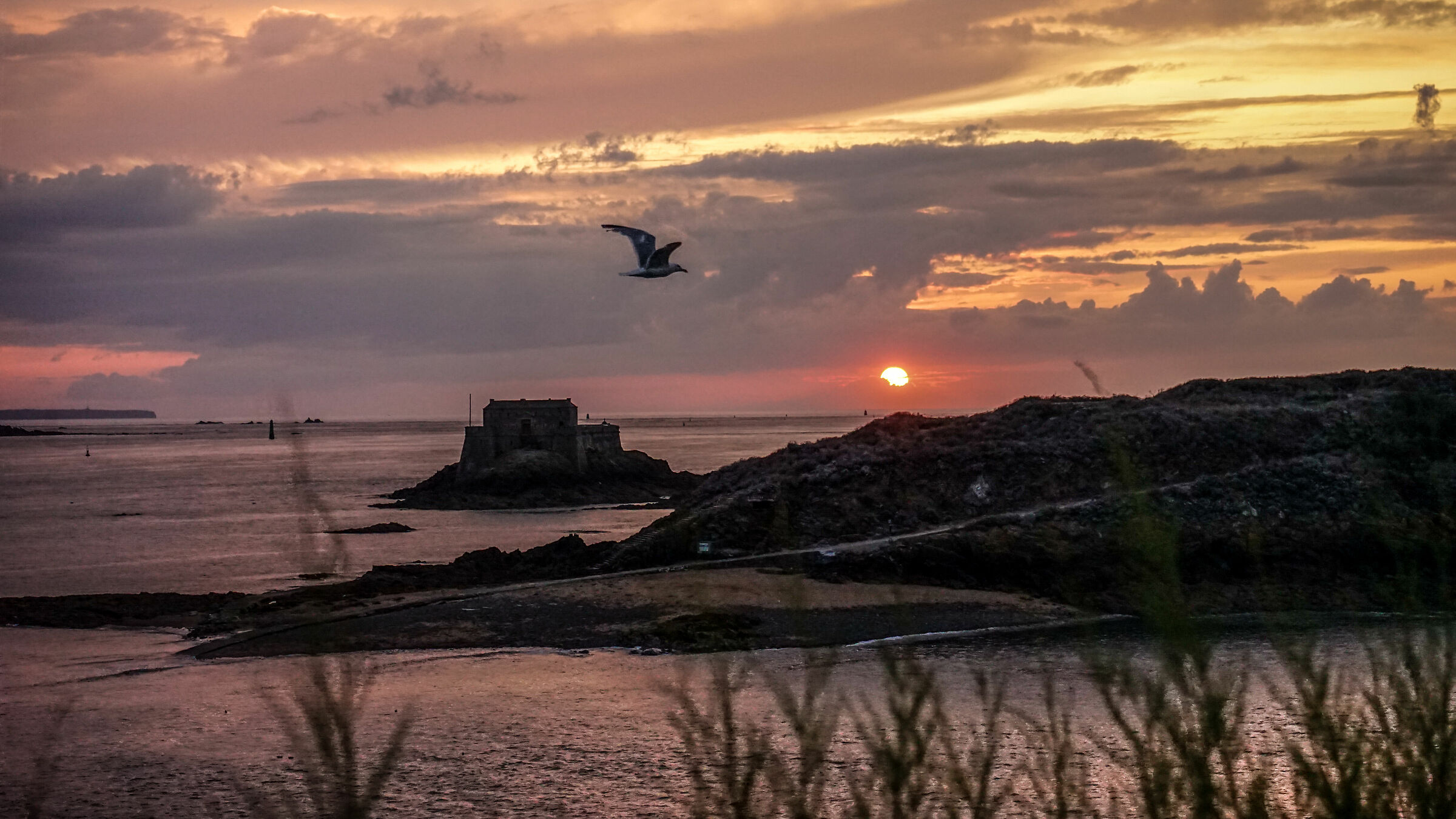 Grand Bé at sunset - Saint-Malo