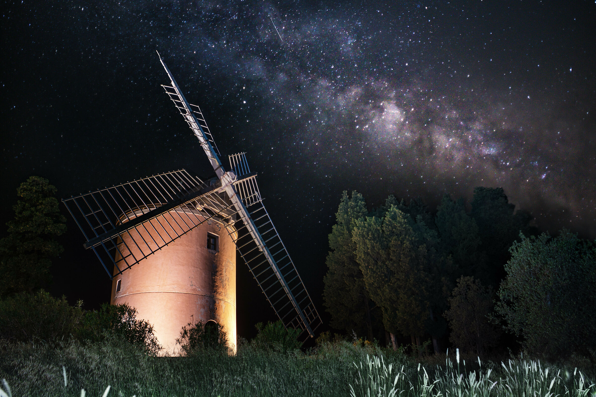 ... the mill and the Milky Way