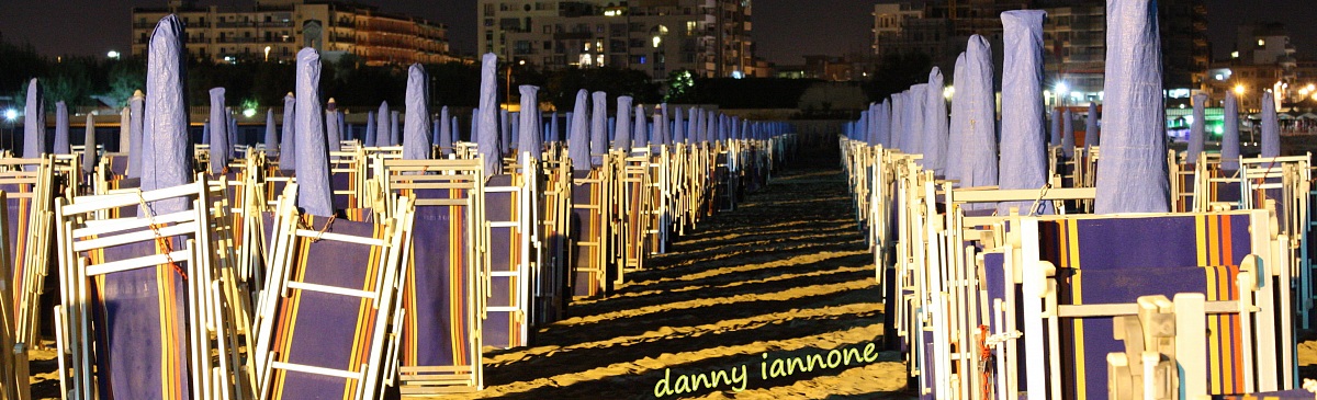 Spiaggia notturna in citta'