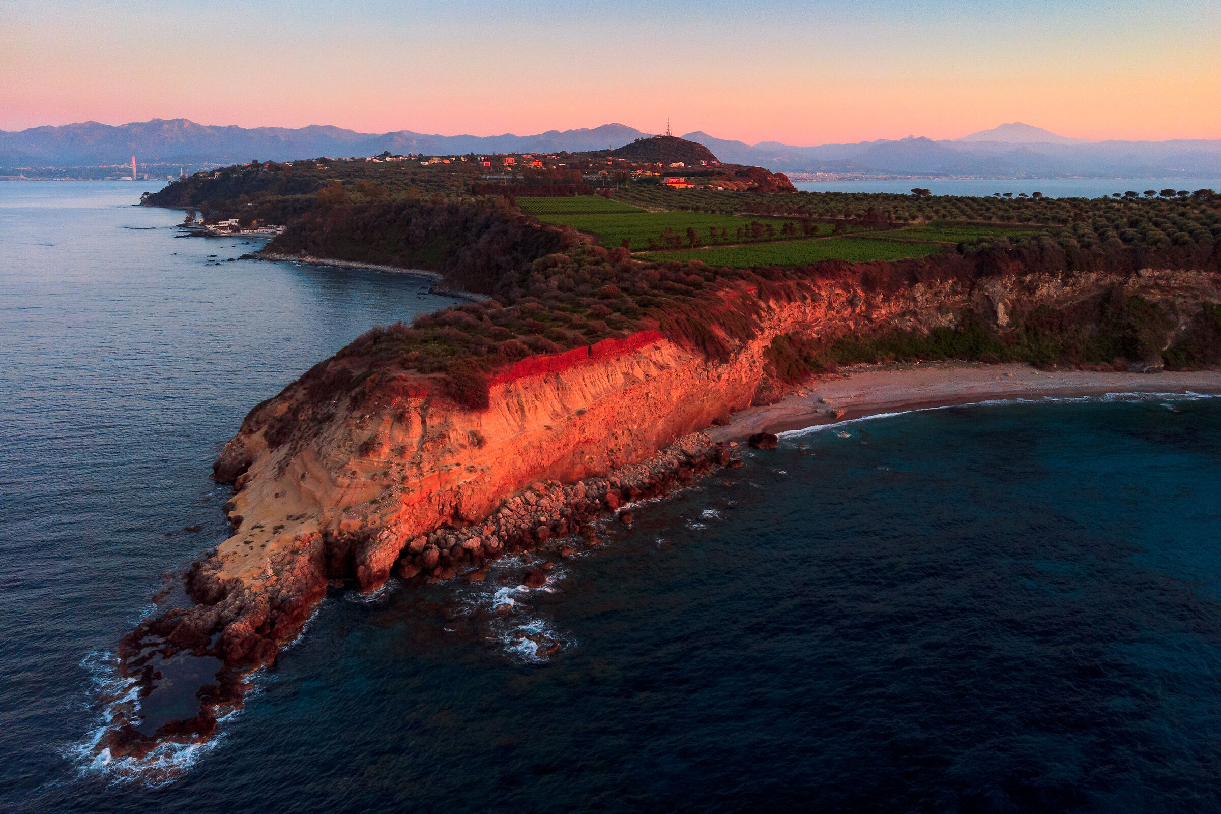 la spiaggia protetta di Rinella