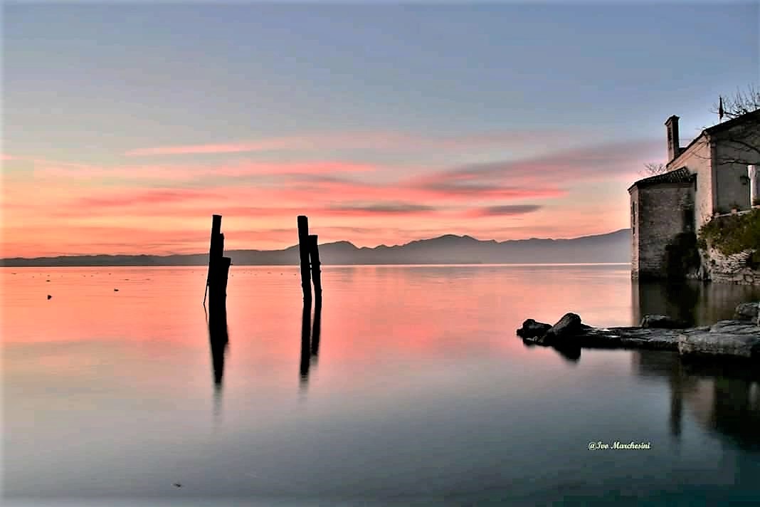 tramonto a San Vigilio