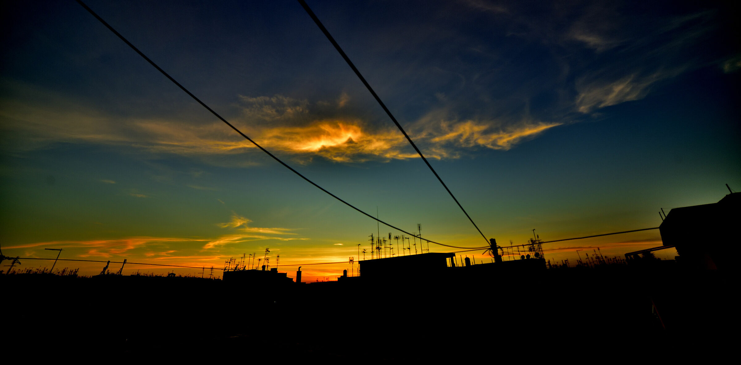 Tramonto di periferia