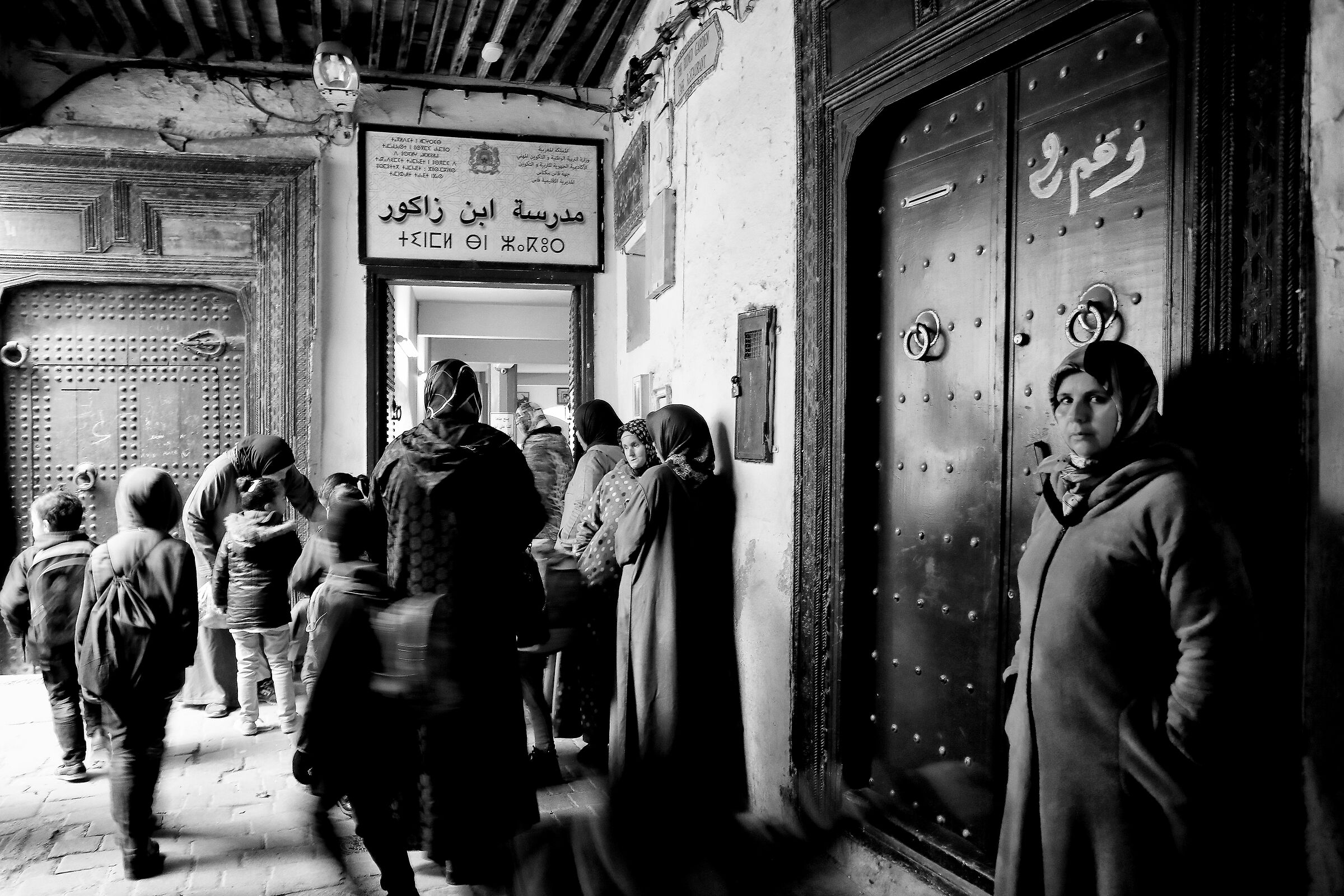 leaving school - Fez - Morocco
