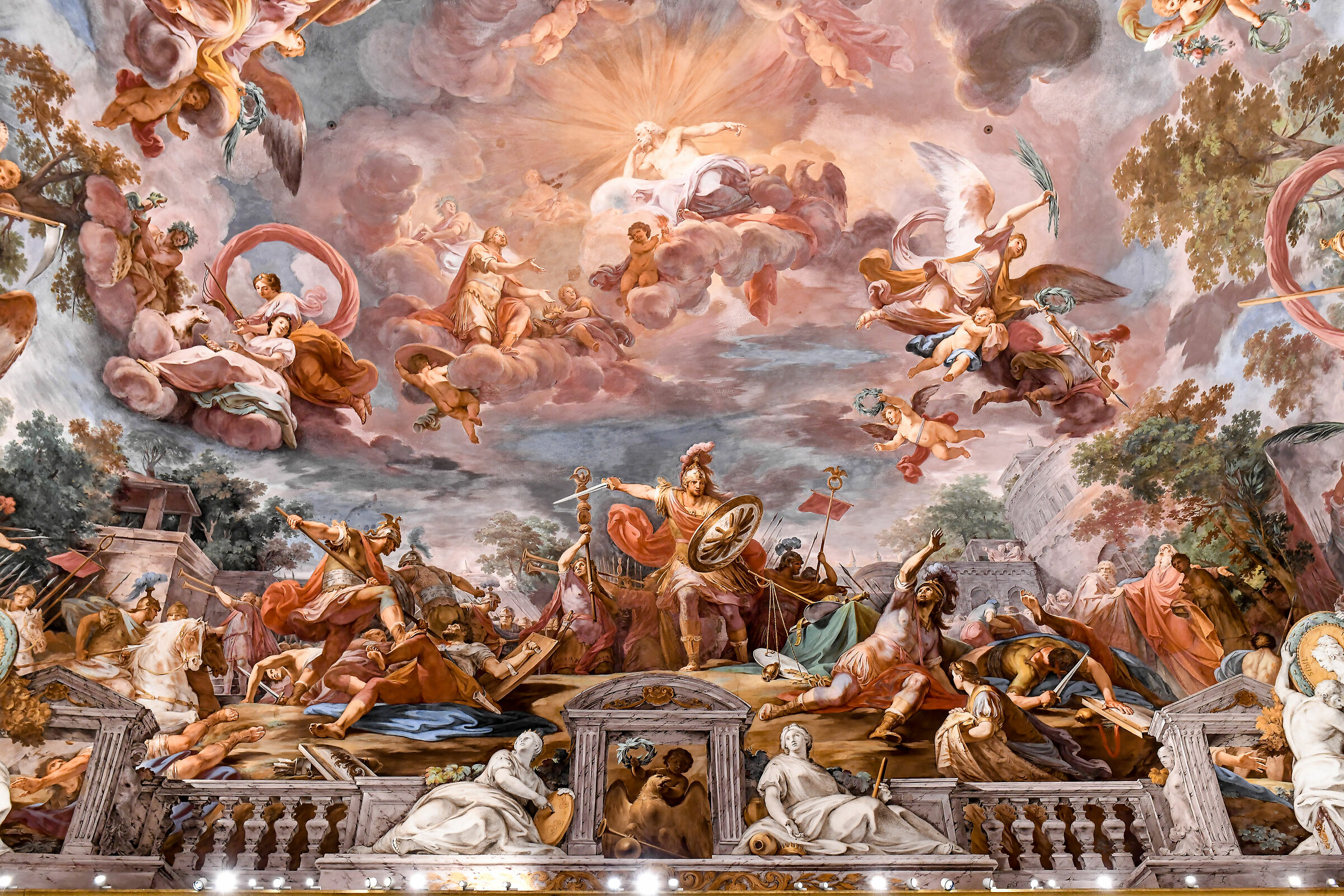 Galleria Borghese-Salone M.Rossi,fresco of the vault