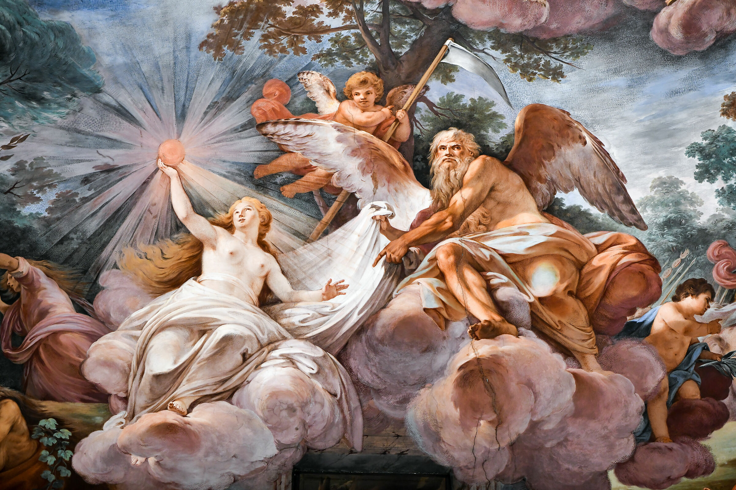 Galleria Borghese-Salone M.Rossi,fresco of the vault