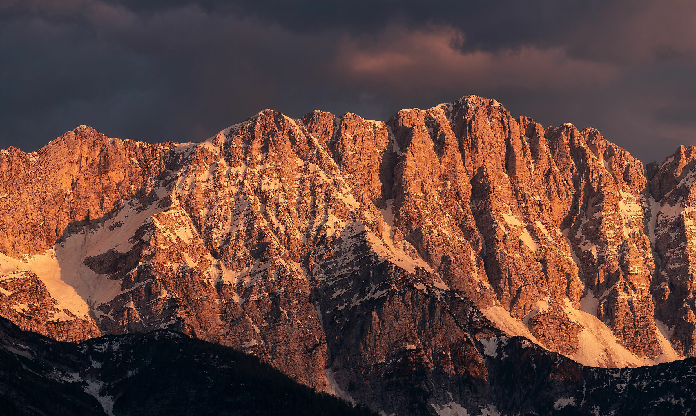 Julian Alps at sunset