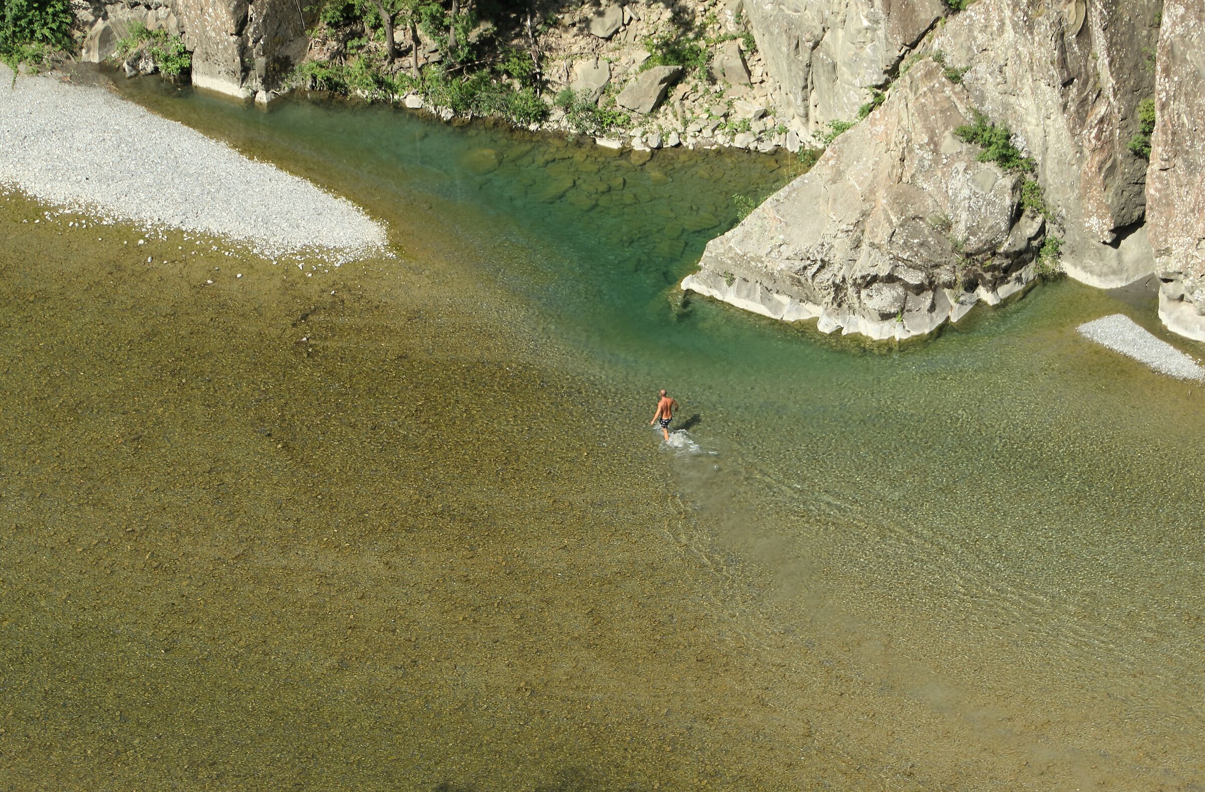 acque del trebbia nei pressi di bobbio