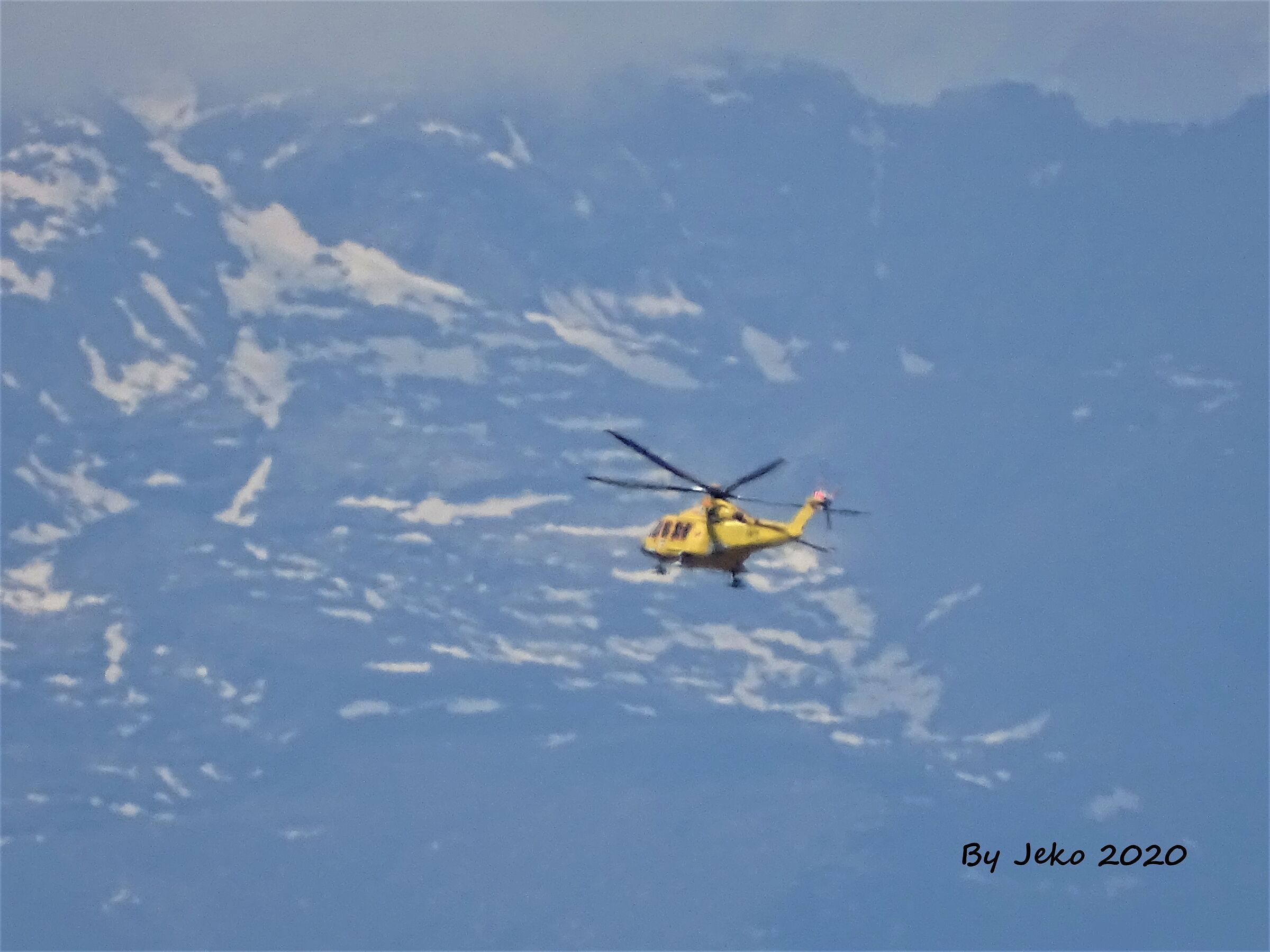 Helicopter over Turin