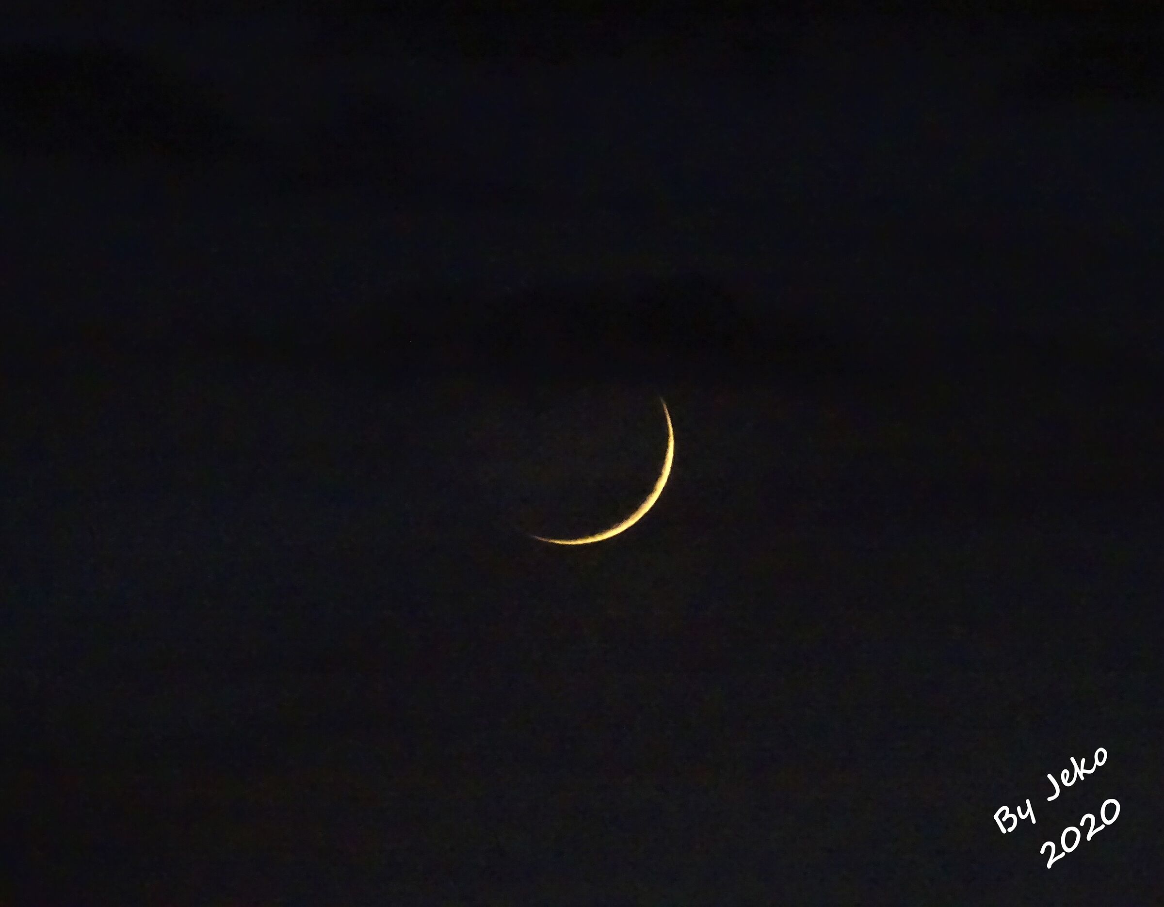 crescent moon of 24-05-2020