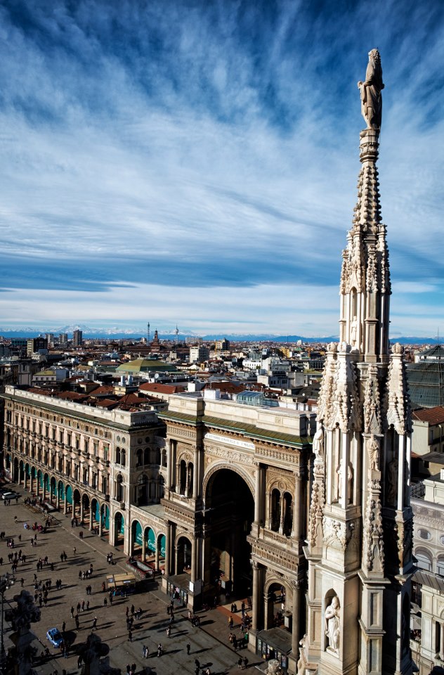 Dalle guglie del Duomo