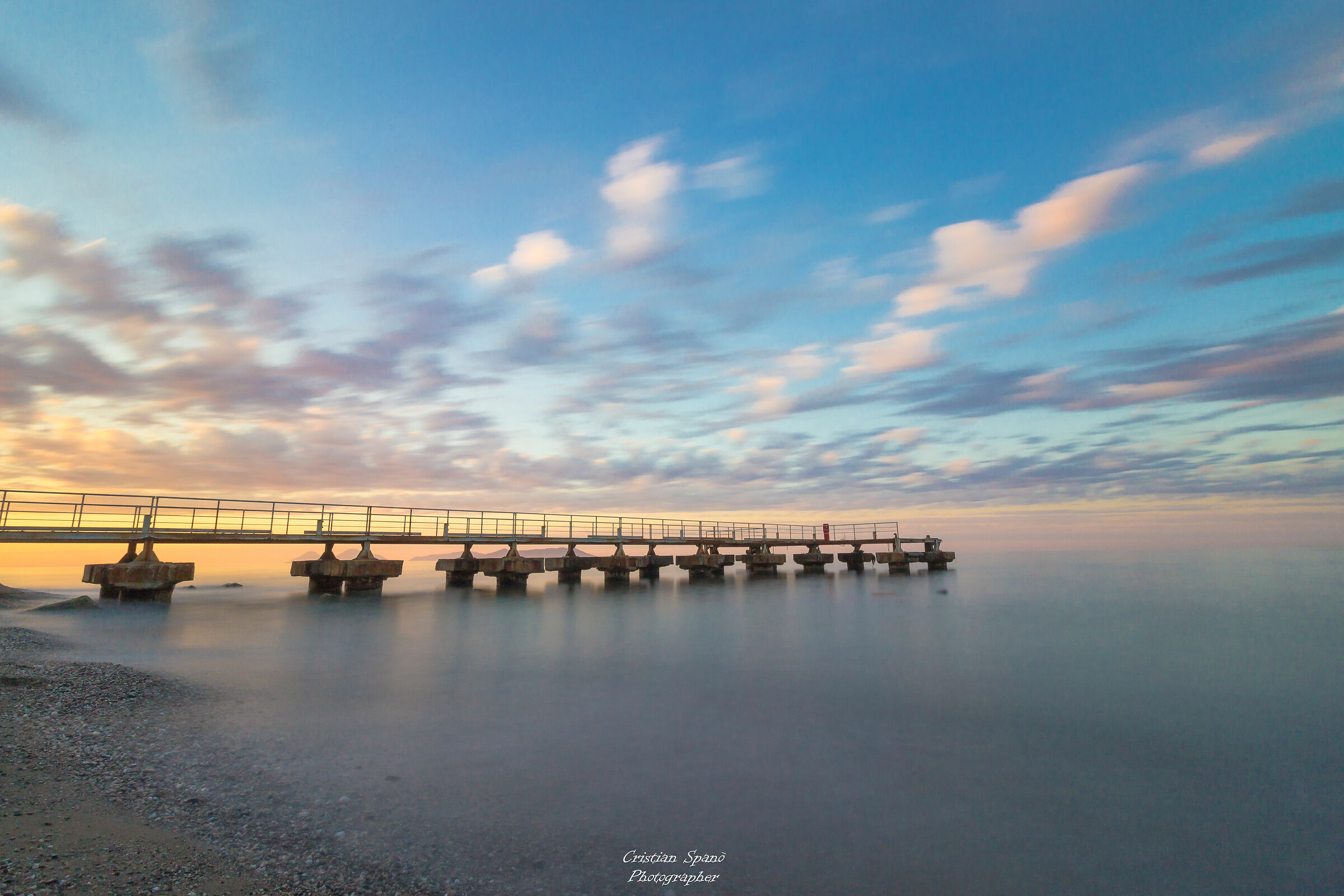 Tramonto dal pontile