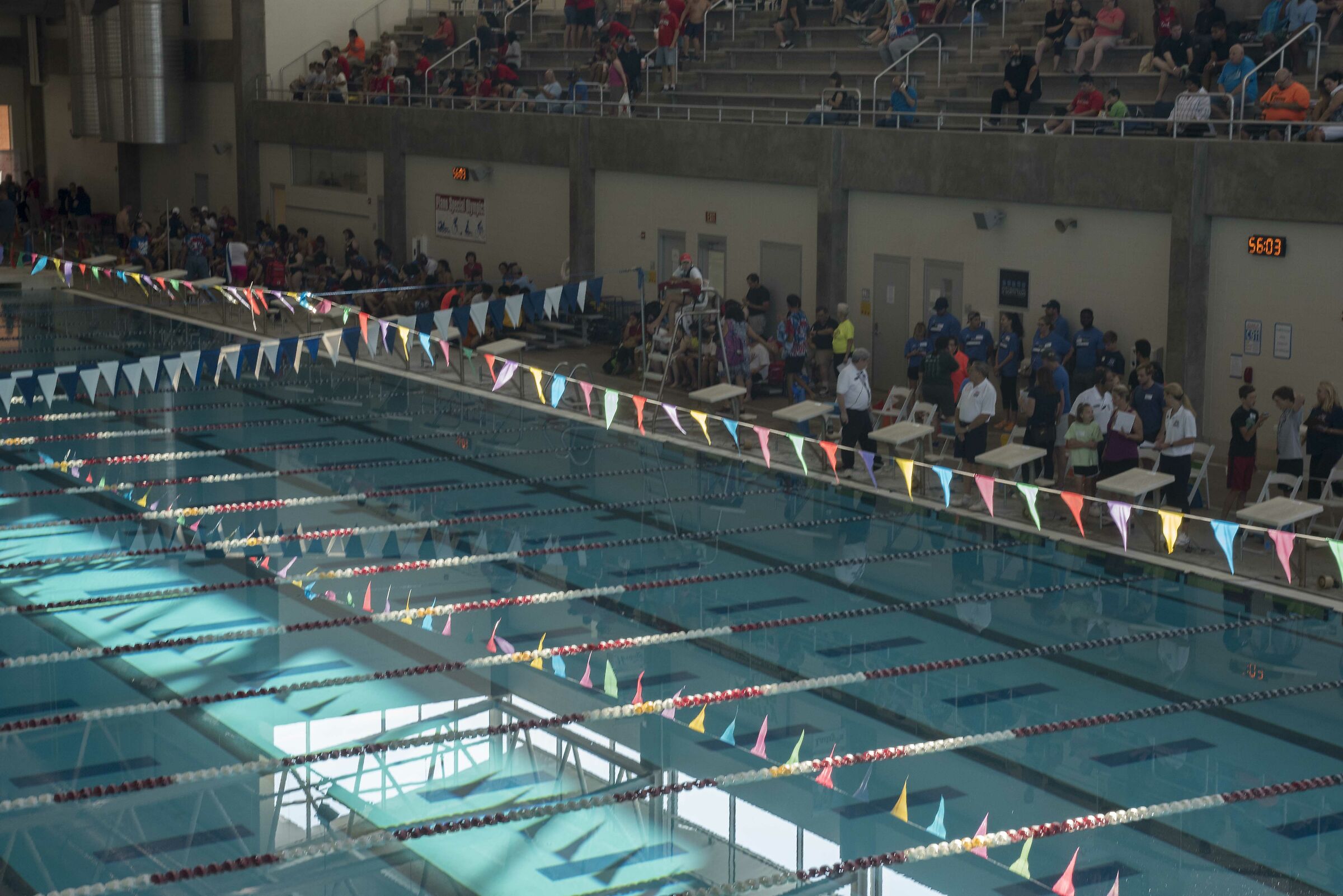 Rockwall Natatorium  Rockwall, Texas   before swim meet