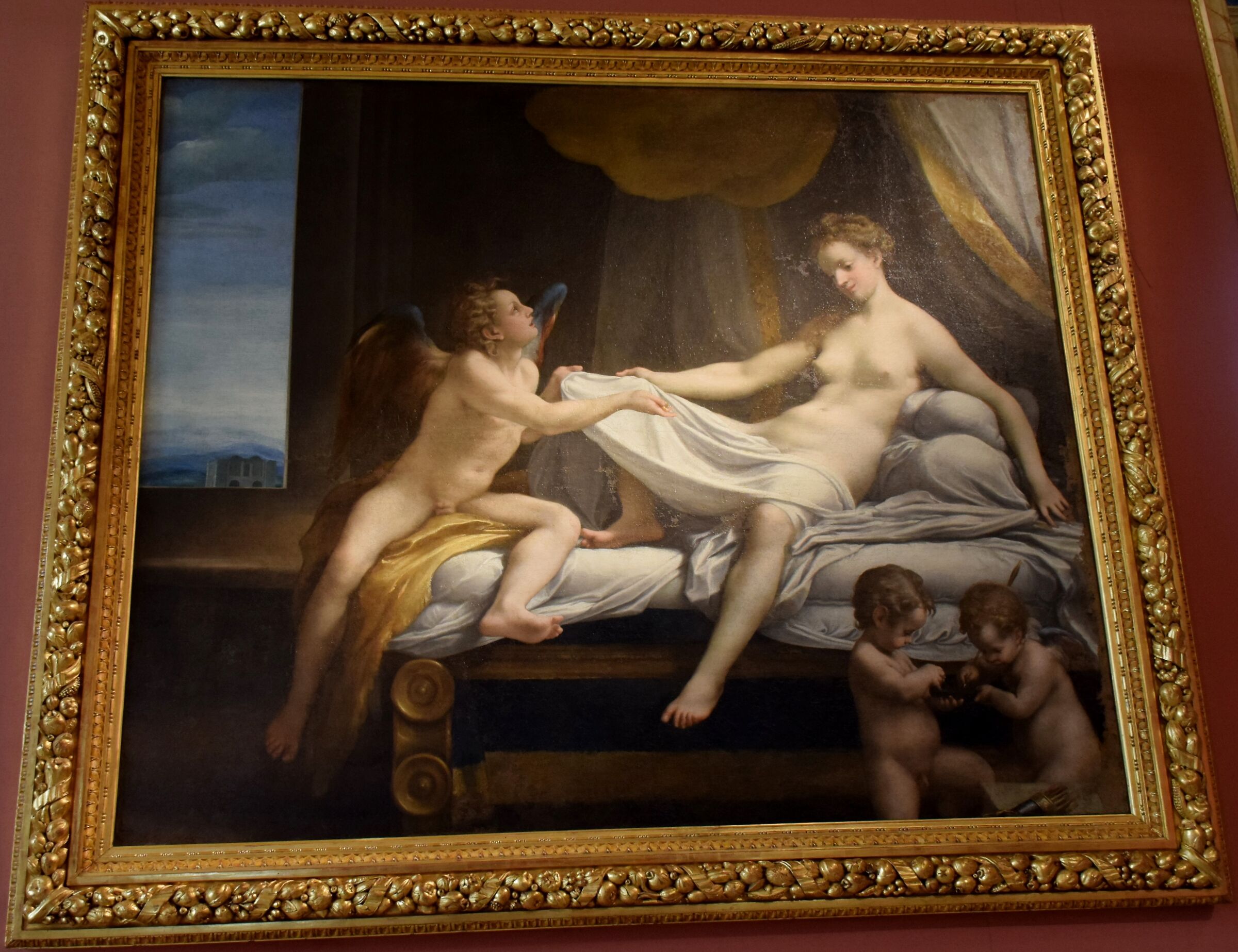 Galleria Borghese . Correggio "Danae"