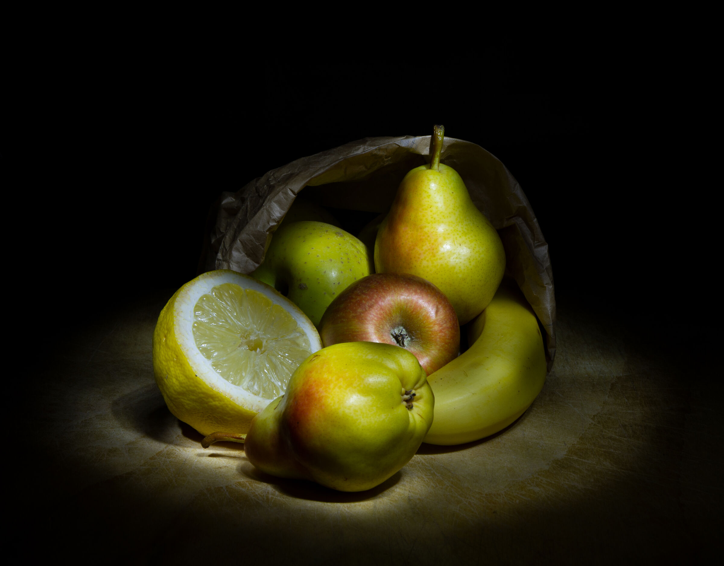 Light Painting Fruit