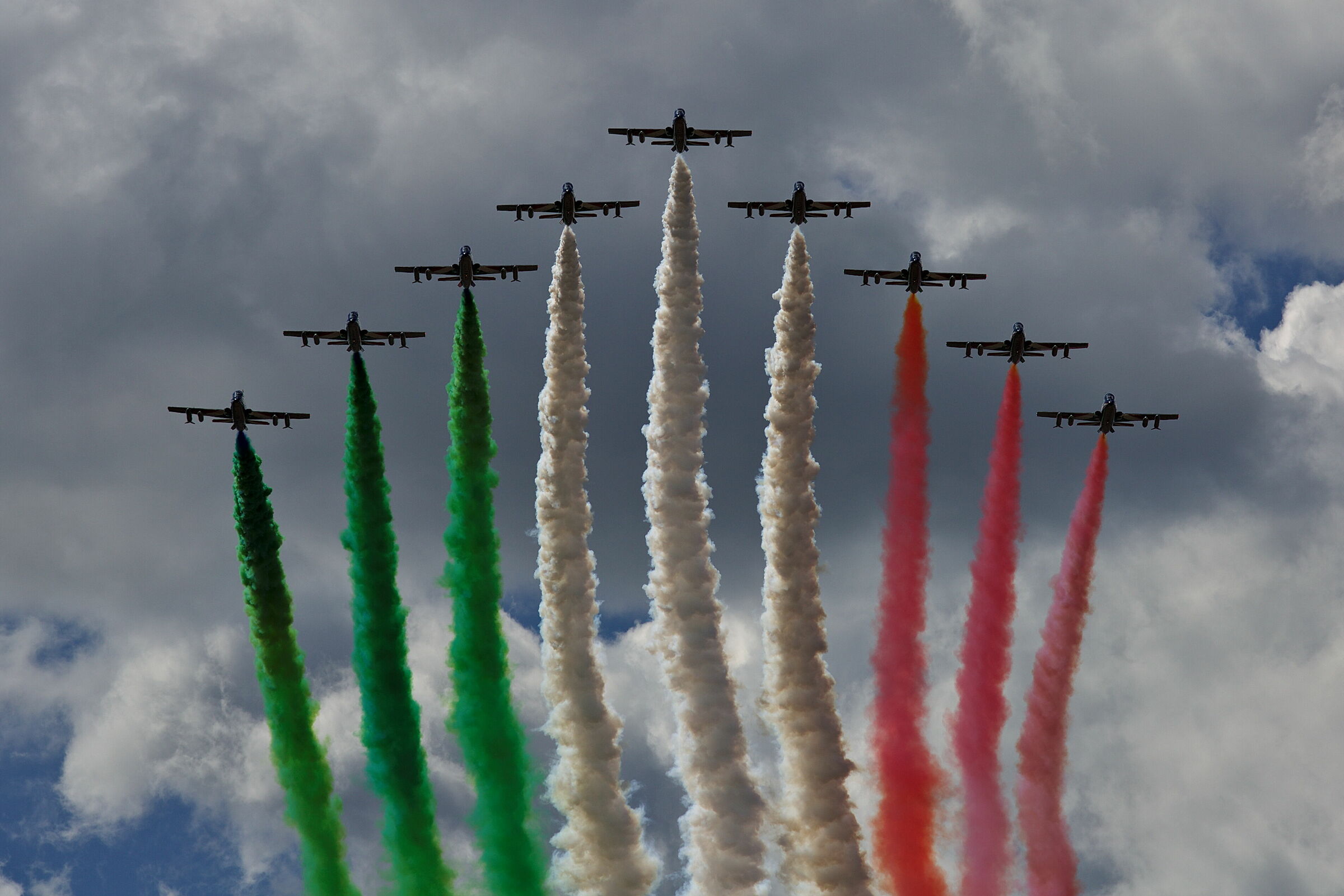 Frecce tricolori a L'Aquila 26/05/2020