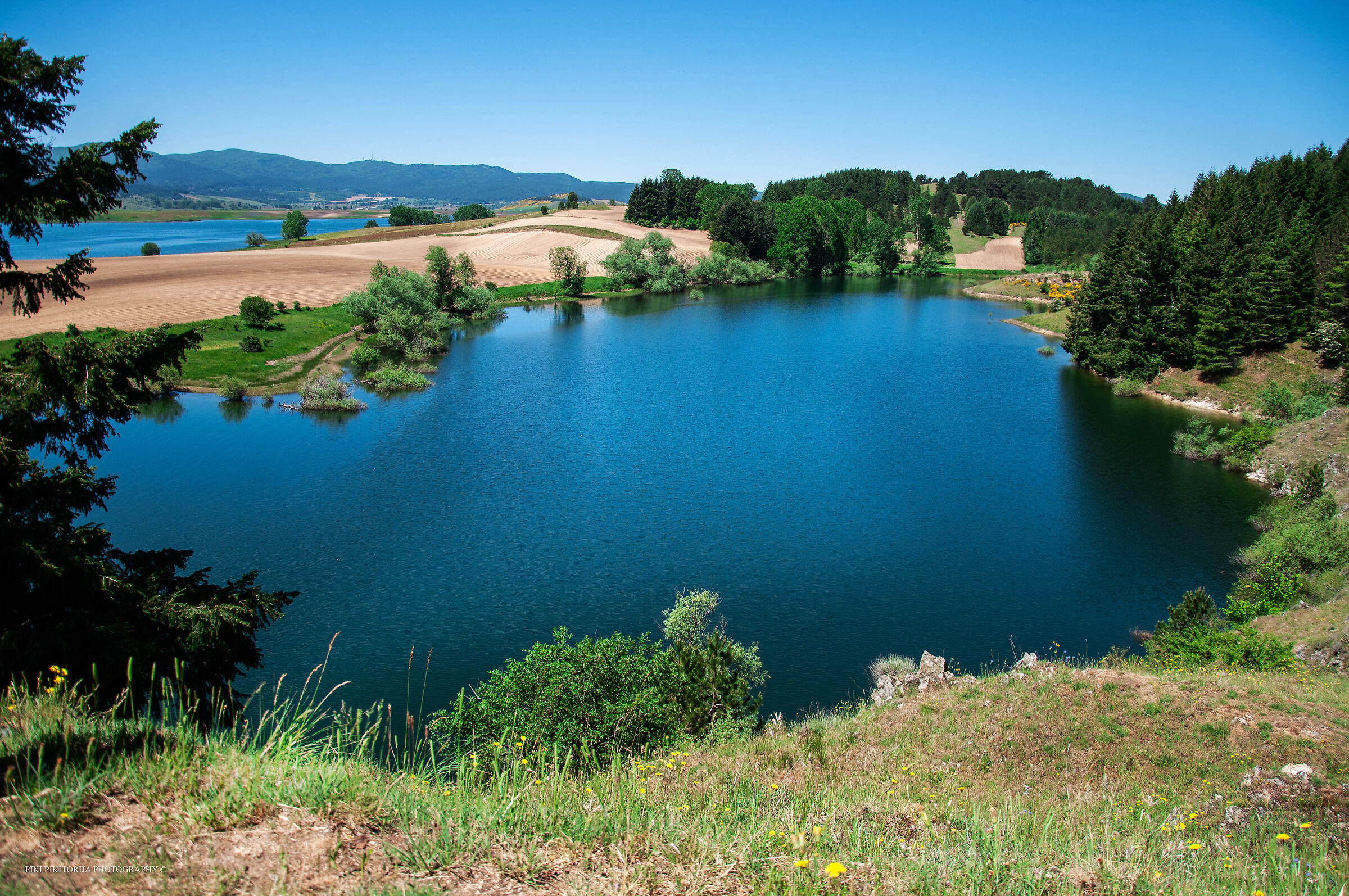 Lake in the mountain of the Sila