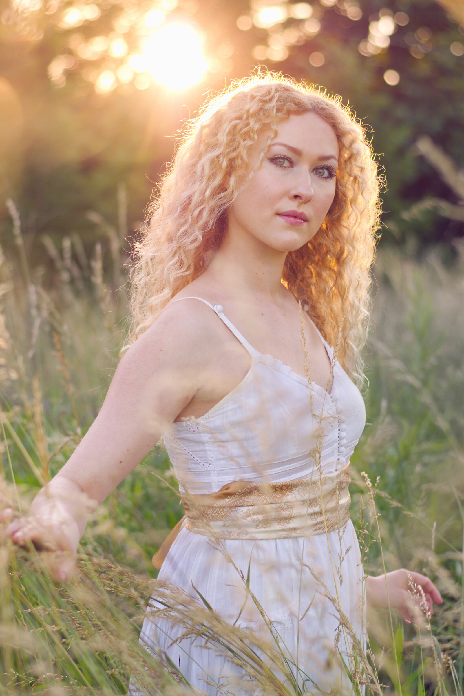 Golden Girl in Golden Hour