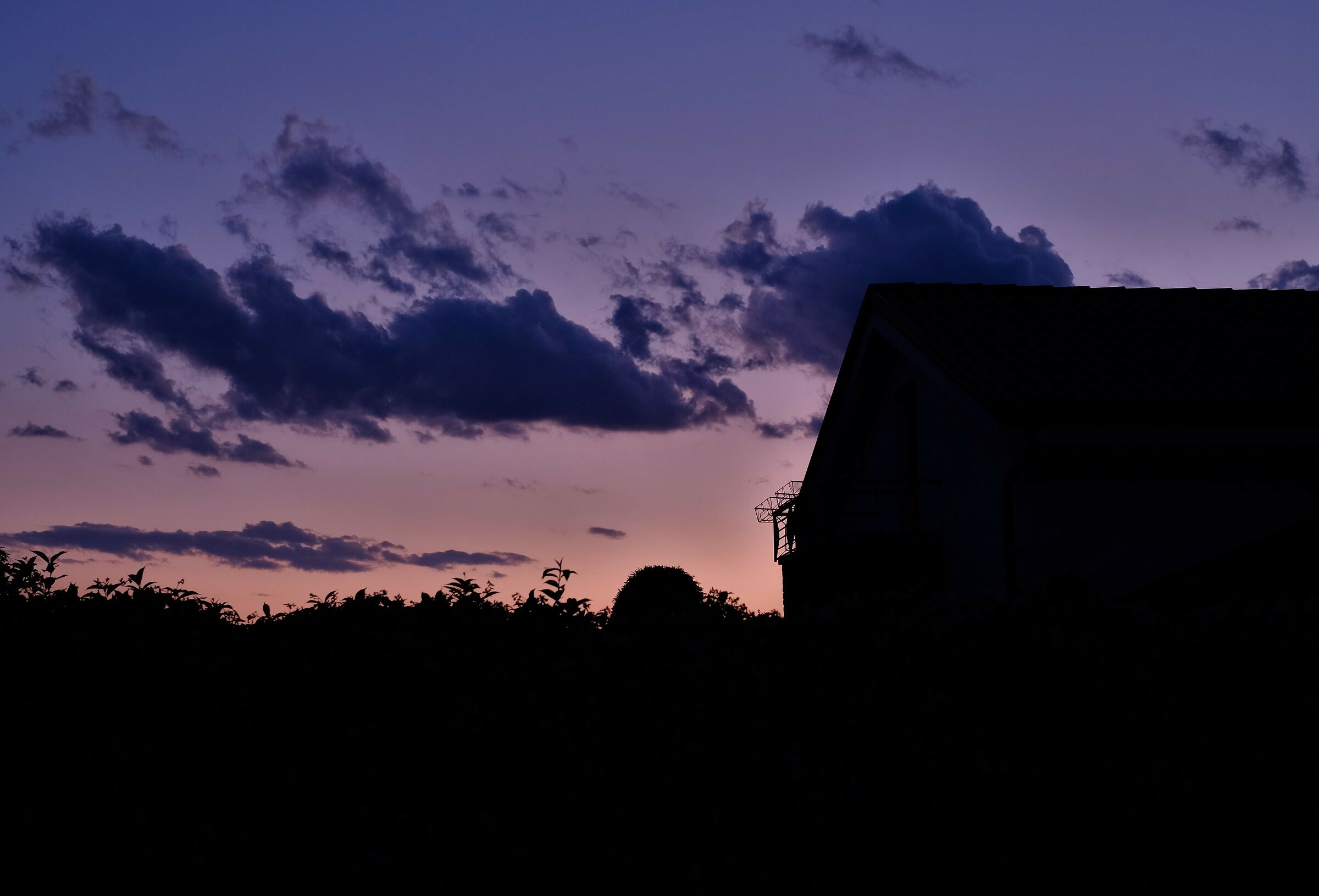 Silhouette at sunset