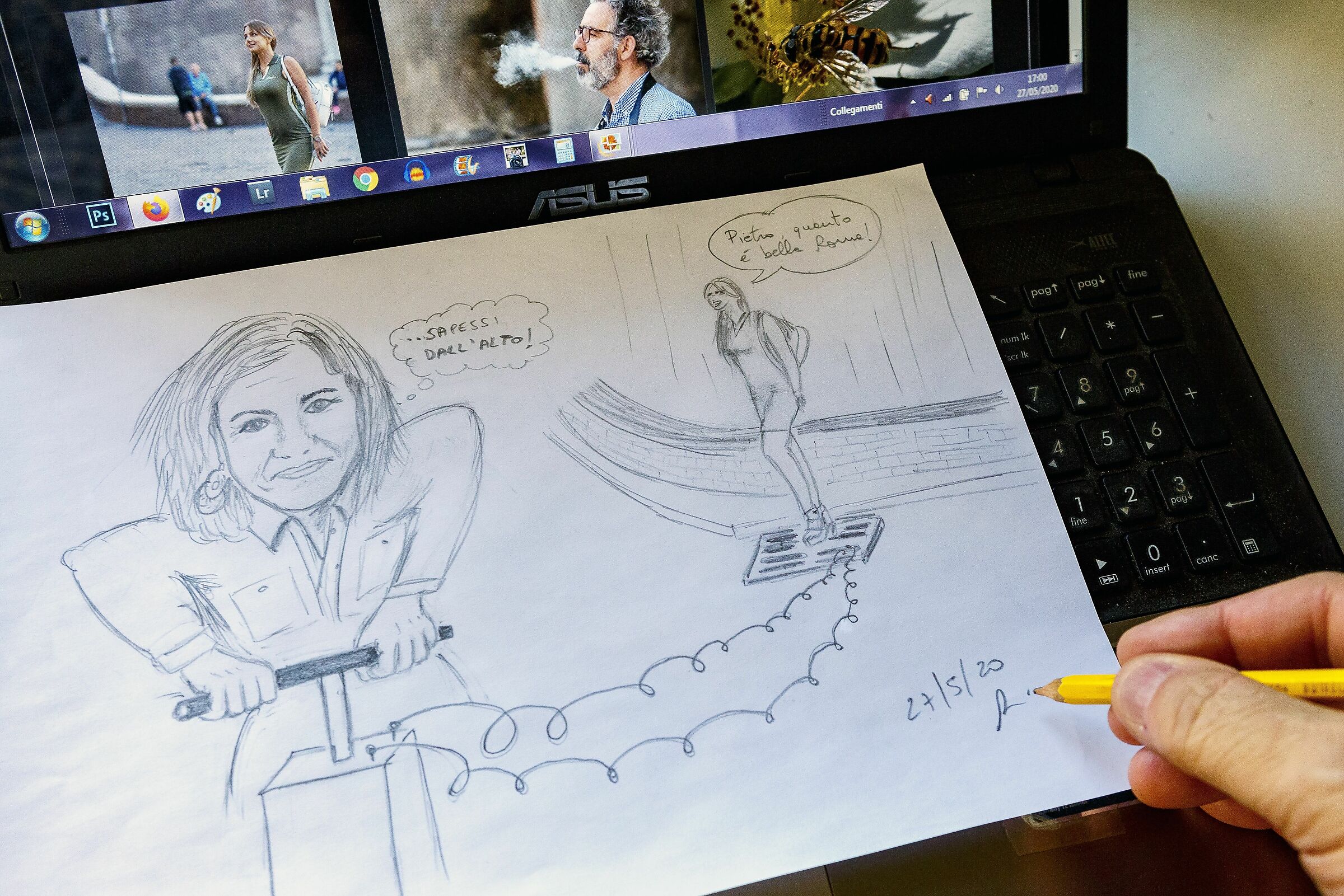 La moglie del fotografo.