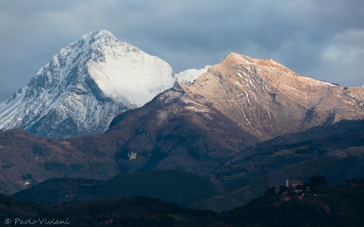 Apuan Alps, Pania della Croce still snow