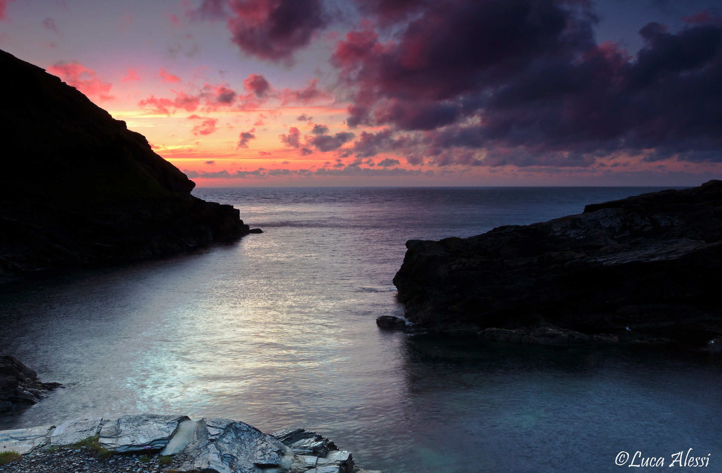 Sunset at Tintagel