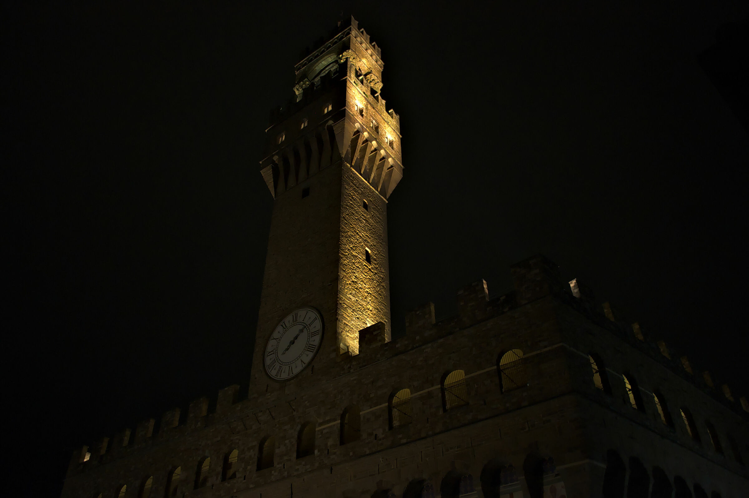 Palazzo della signoria by Night