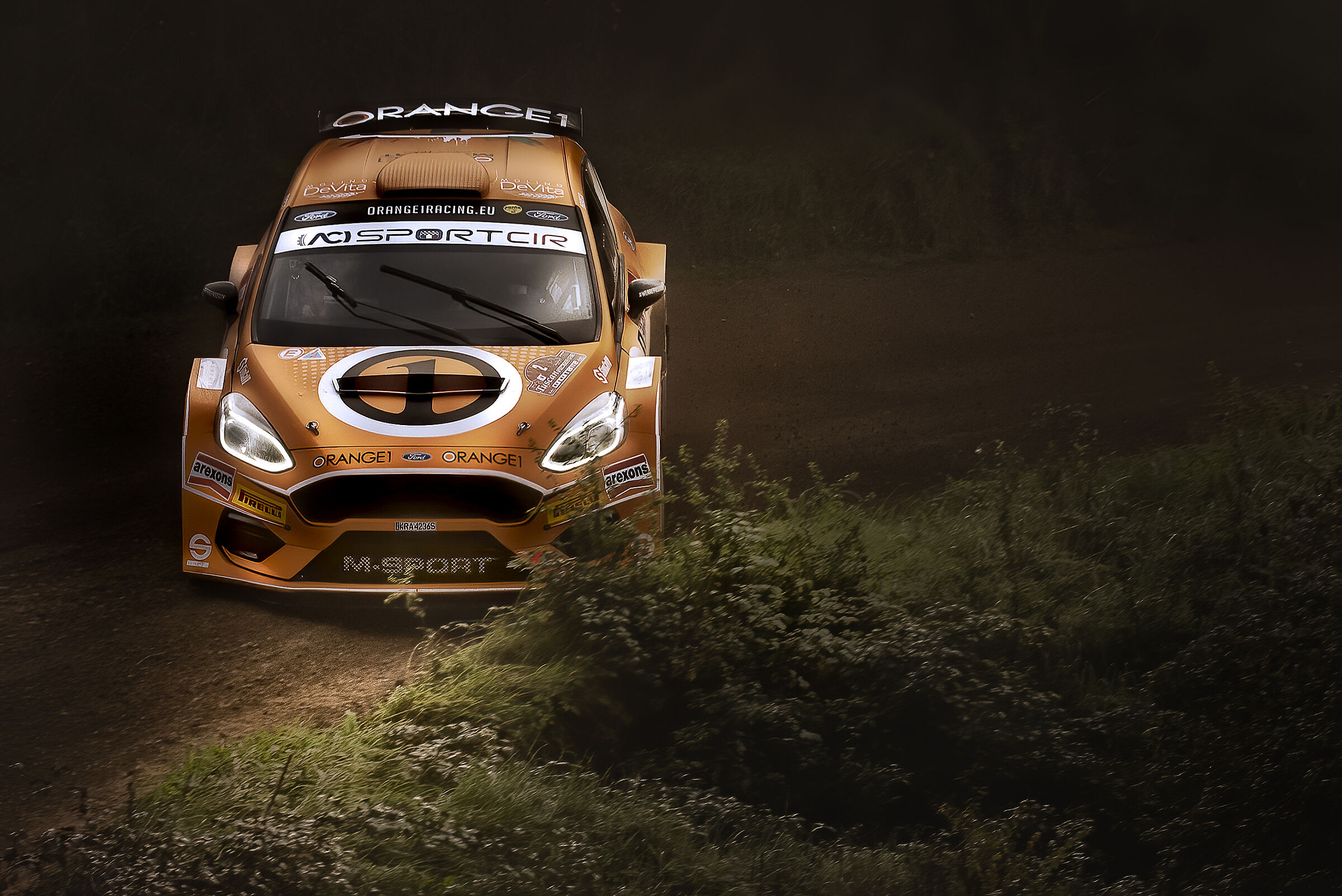 Simone Campedelli Tania Canton Ford Fiesta R5 Orange1 M