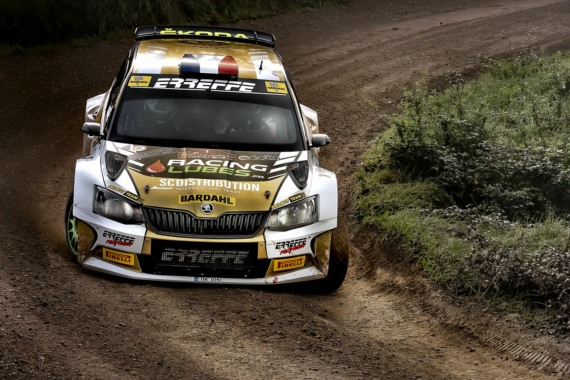 Stephane Consani  Thibault De La Haye Skoda Fabia R5 Ci