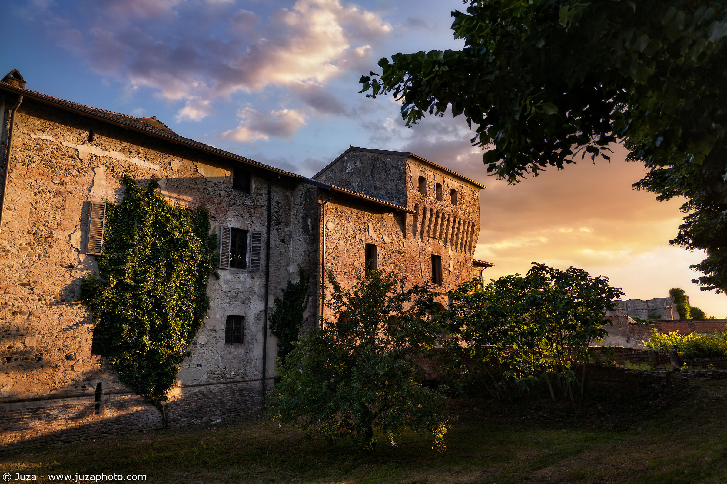 Il castello, tramonto