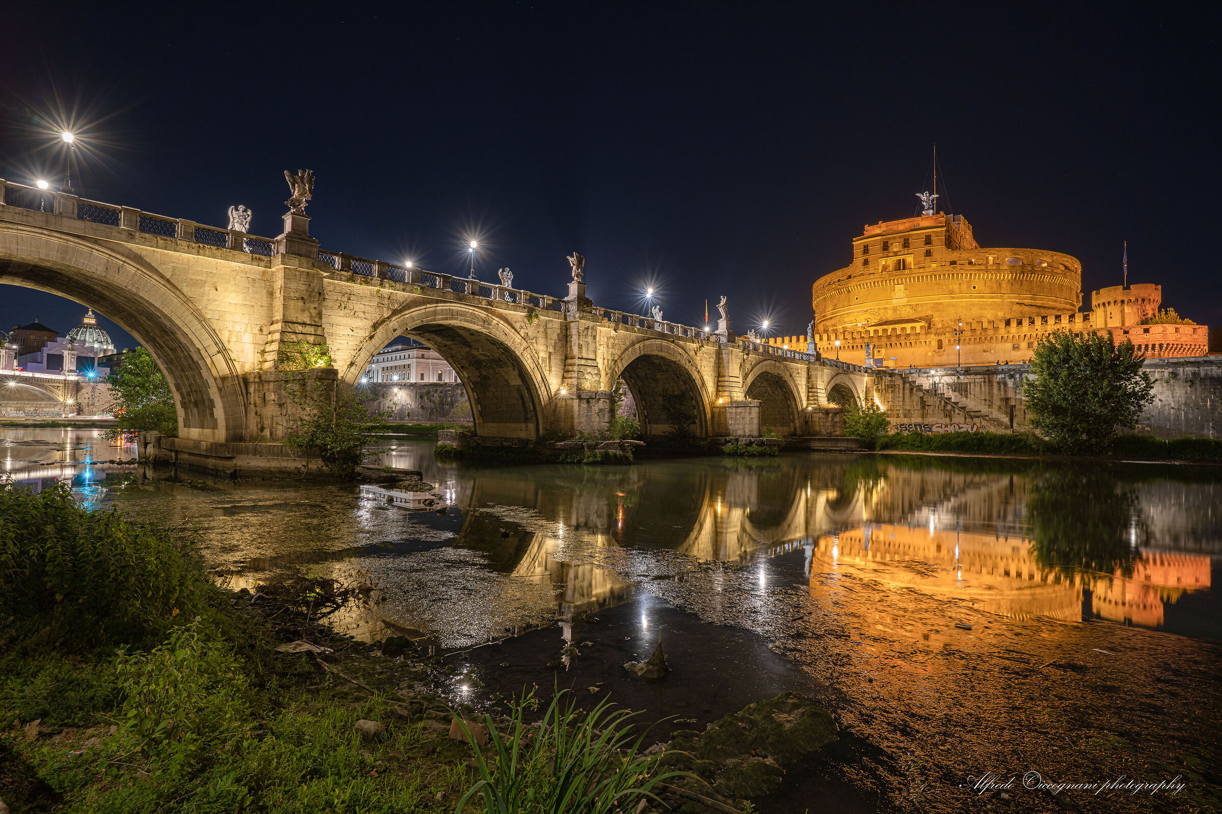 Castel Sant'Angelo from the Lungotevere