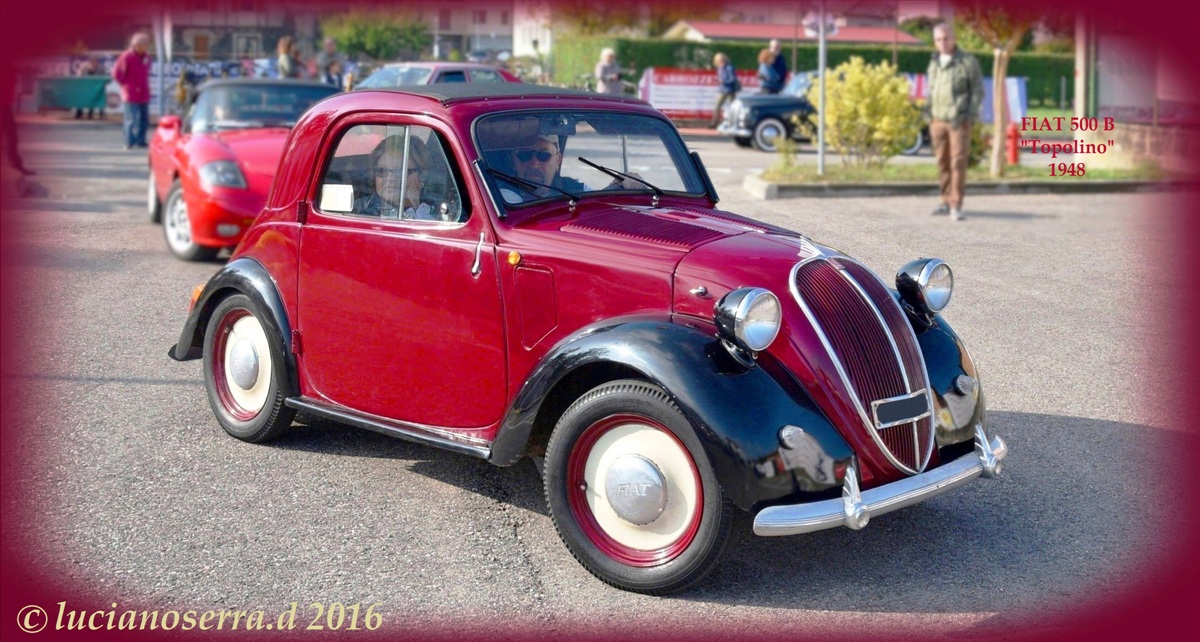 Fiat 500 B "Topolino" versione Convertibile - 1948