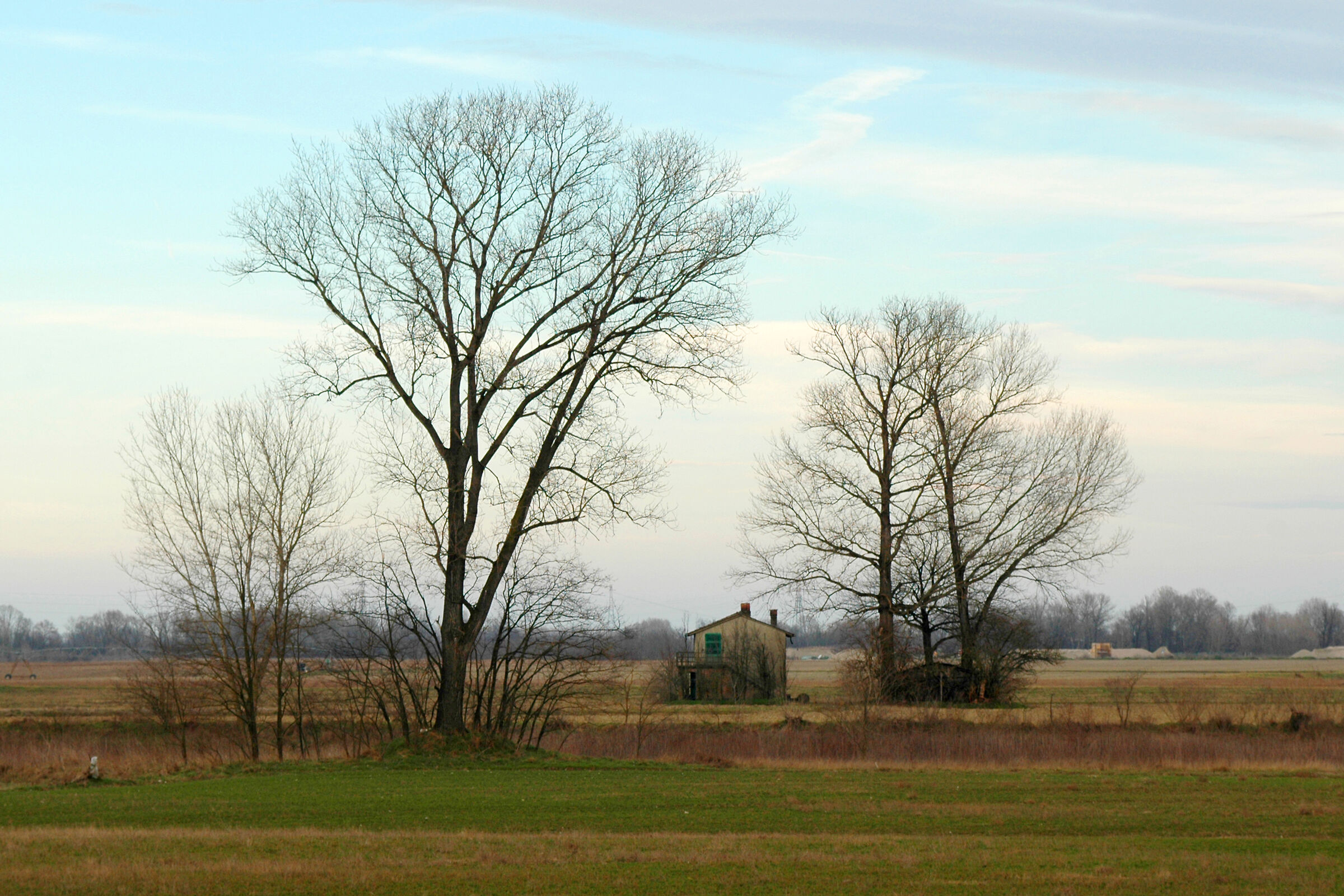 casetta vicino al Po