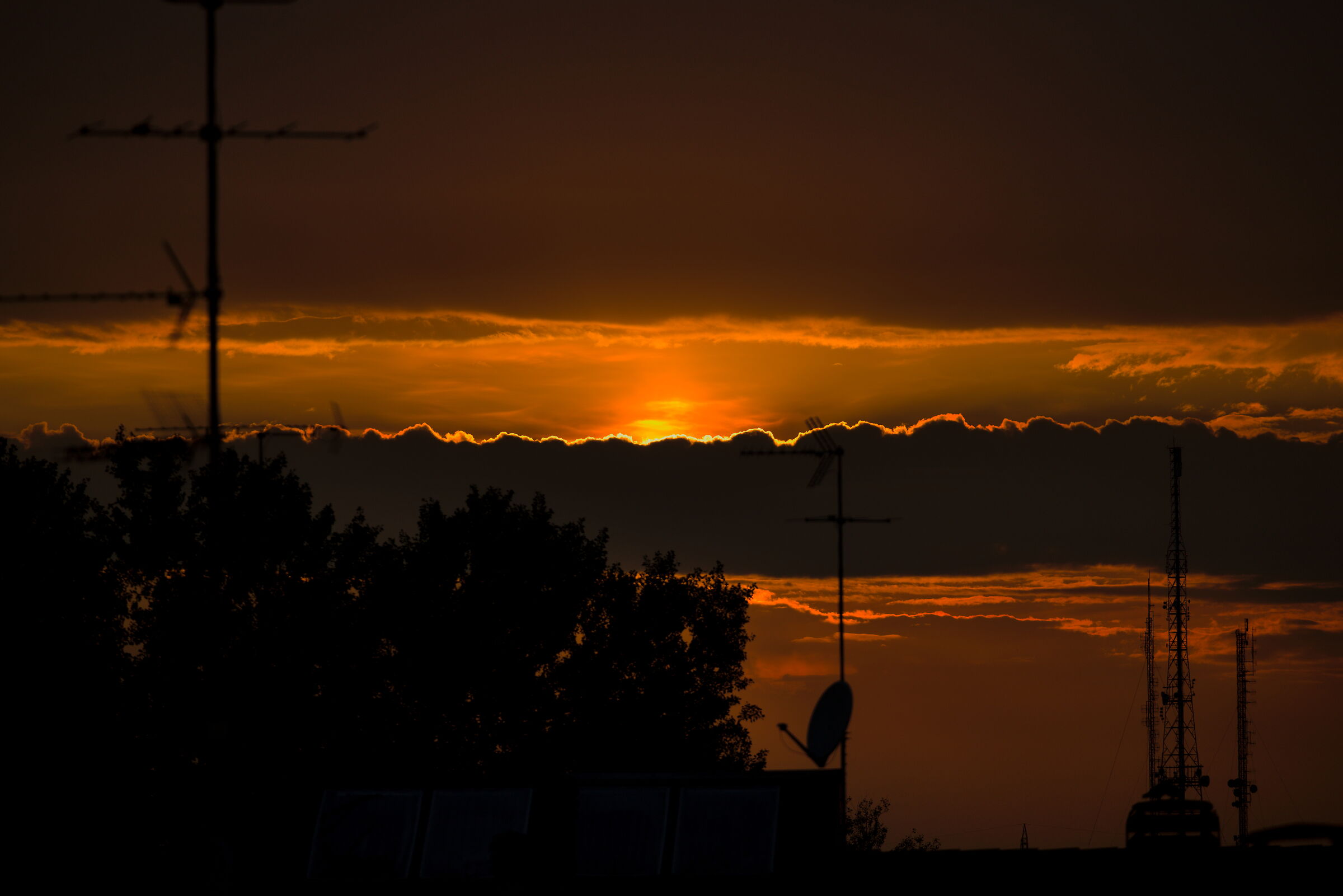 Tramonto in terrazza