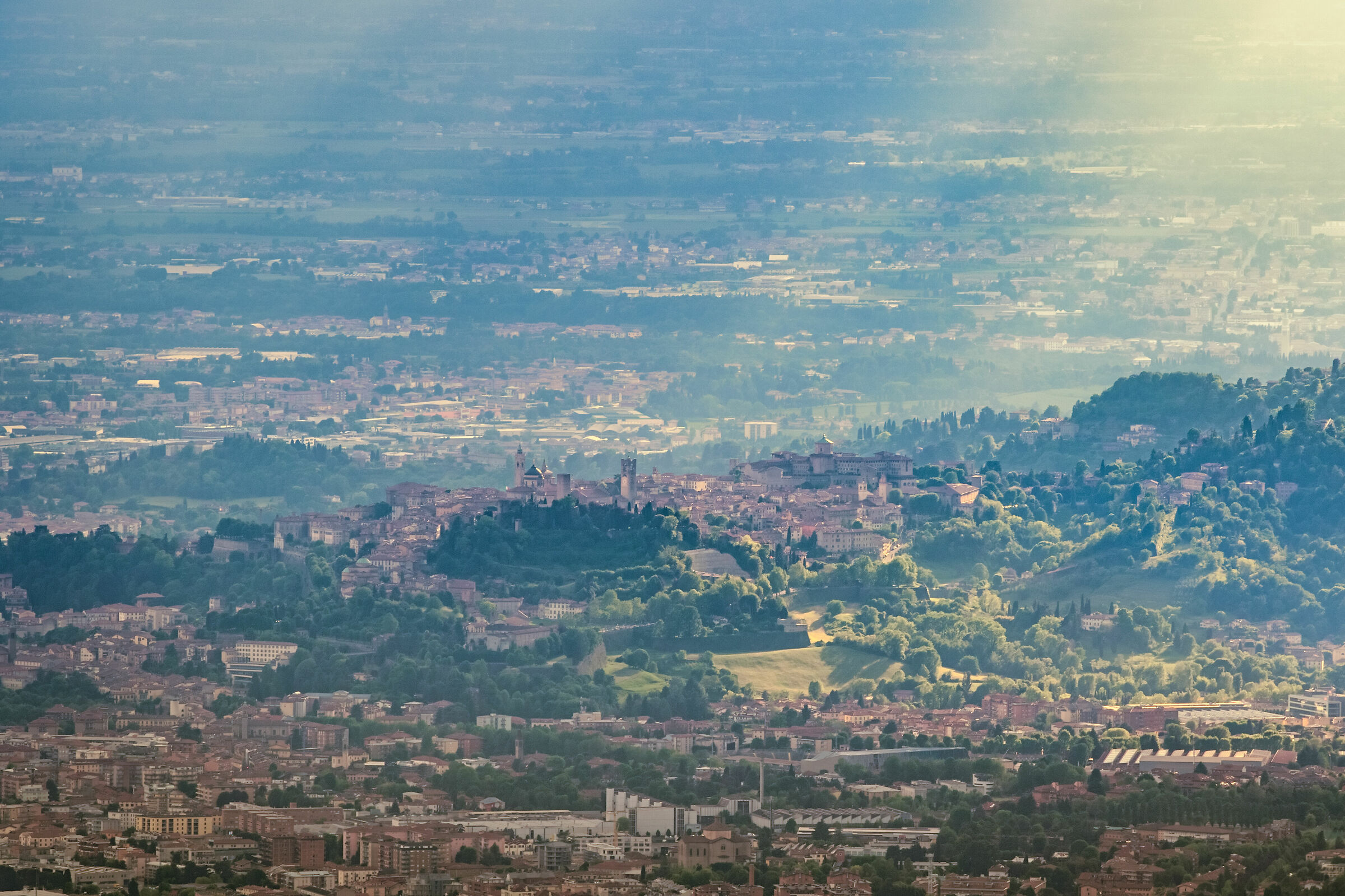 Vista su città alta