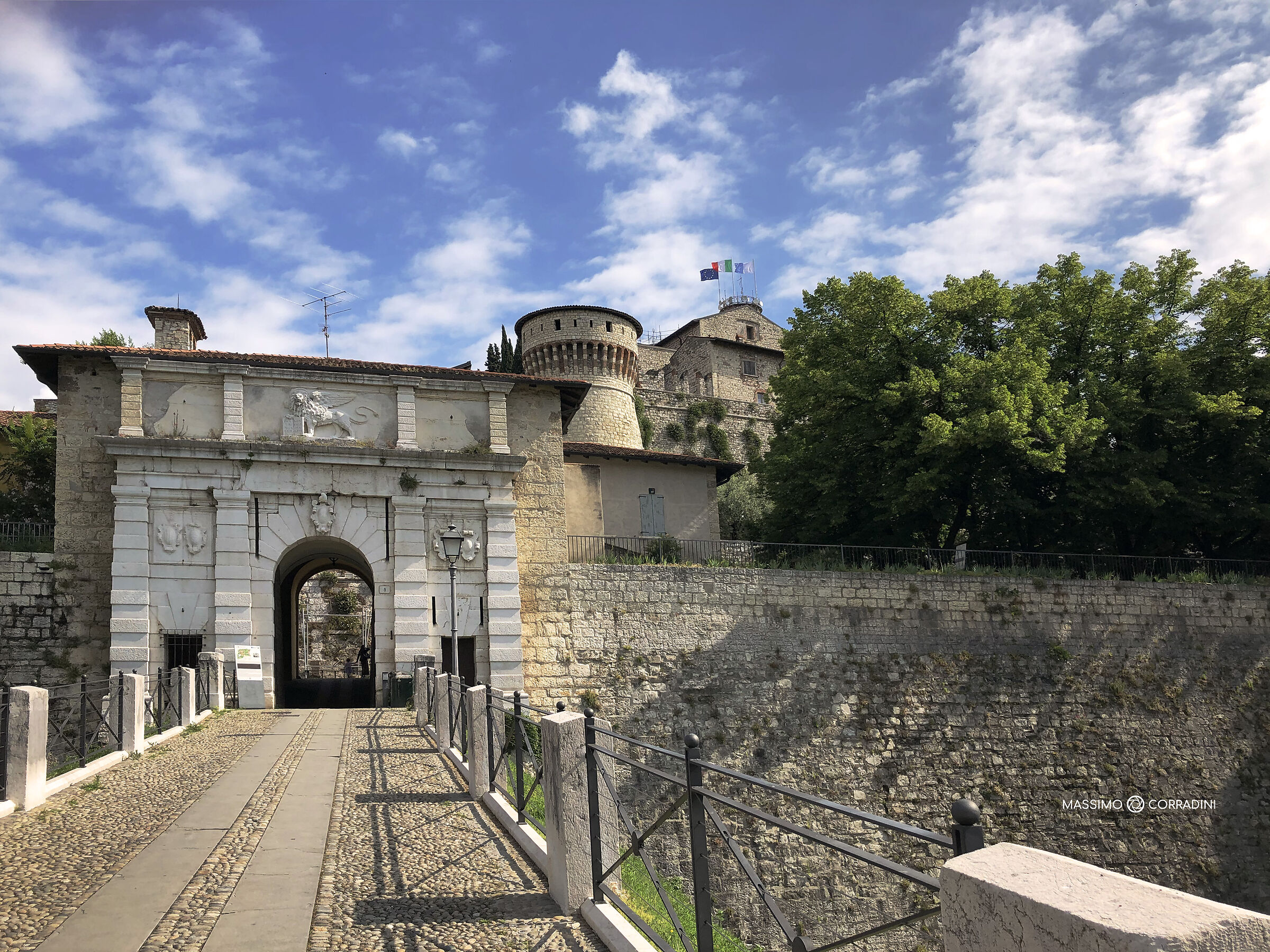 Brescia Castle Entrance