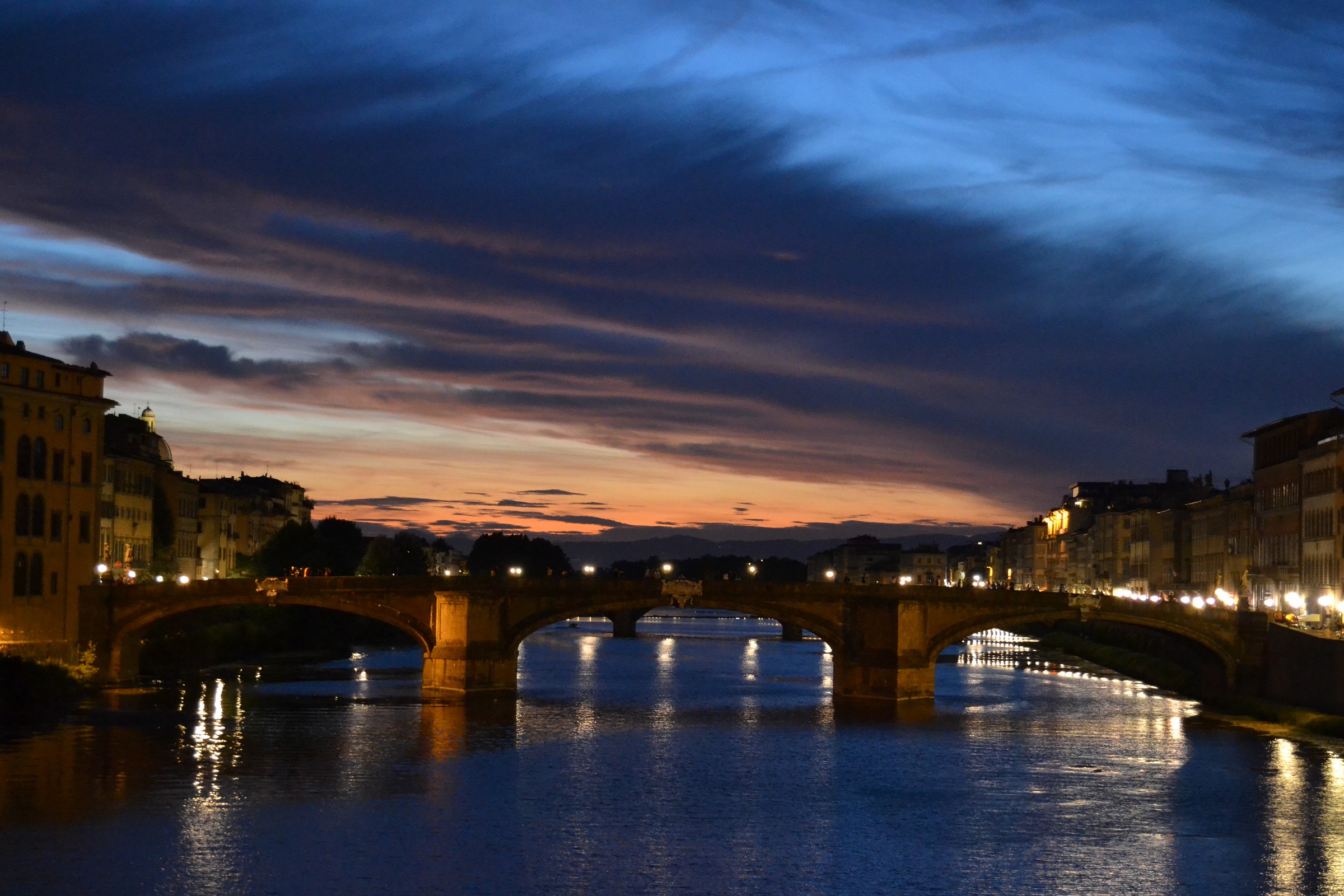 sunset in florence