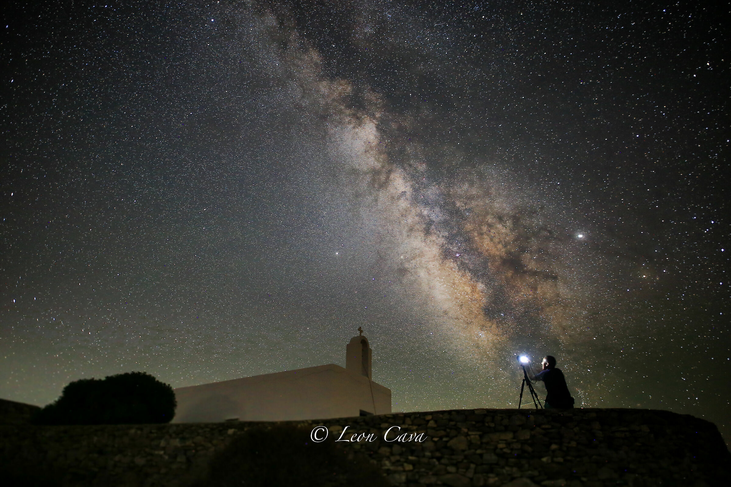 milky way in Folegandros