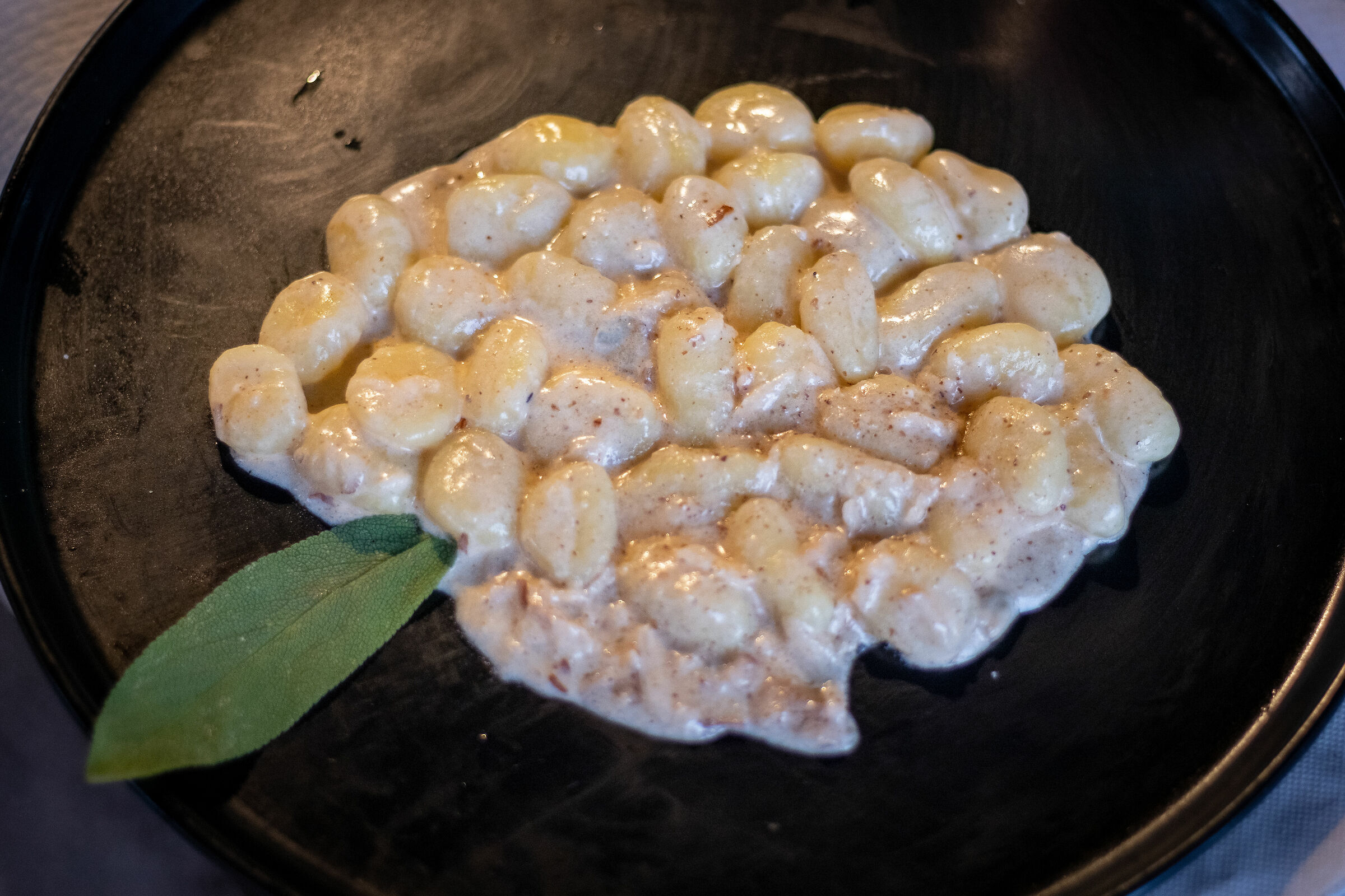 Gorgonzola dumplings