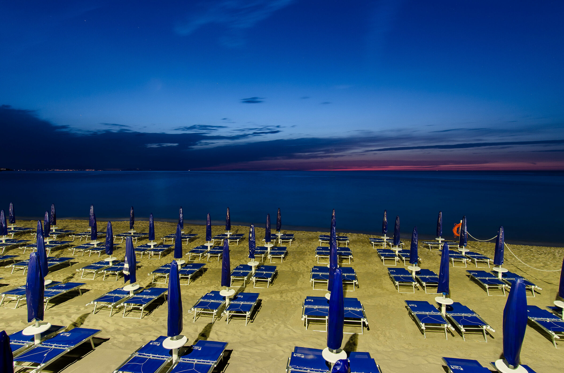 Waiting for the bathers