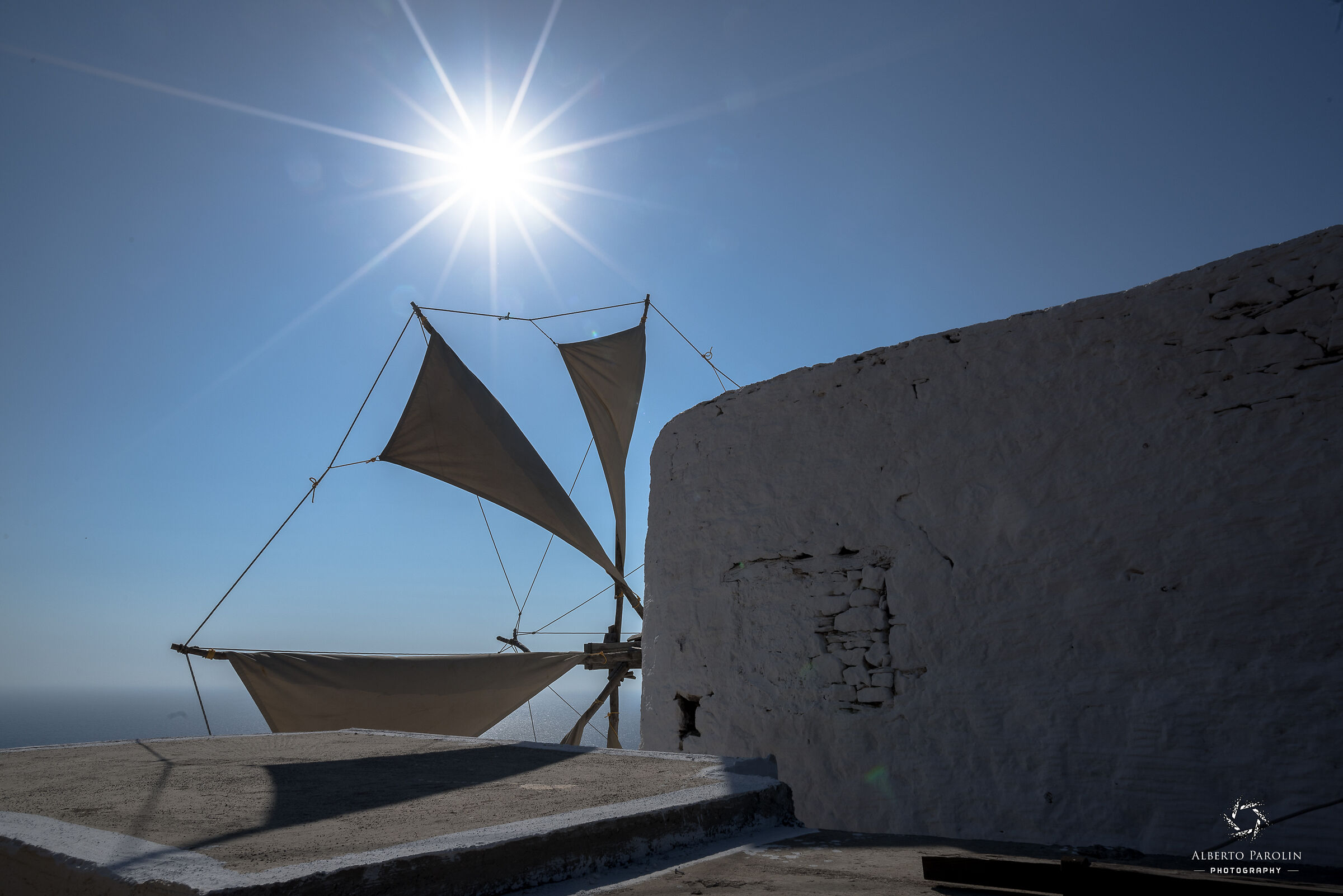 Mulino a vento a Olimpos