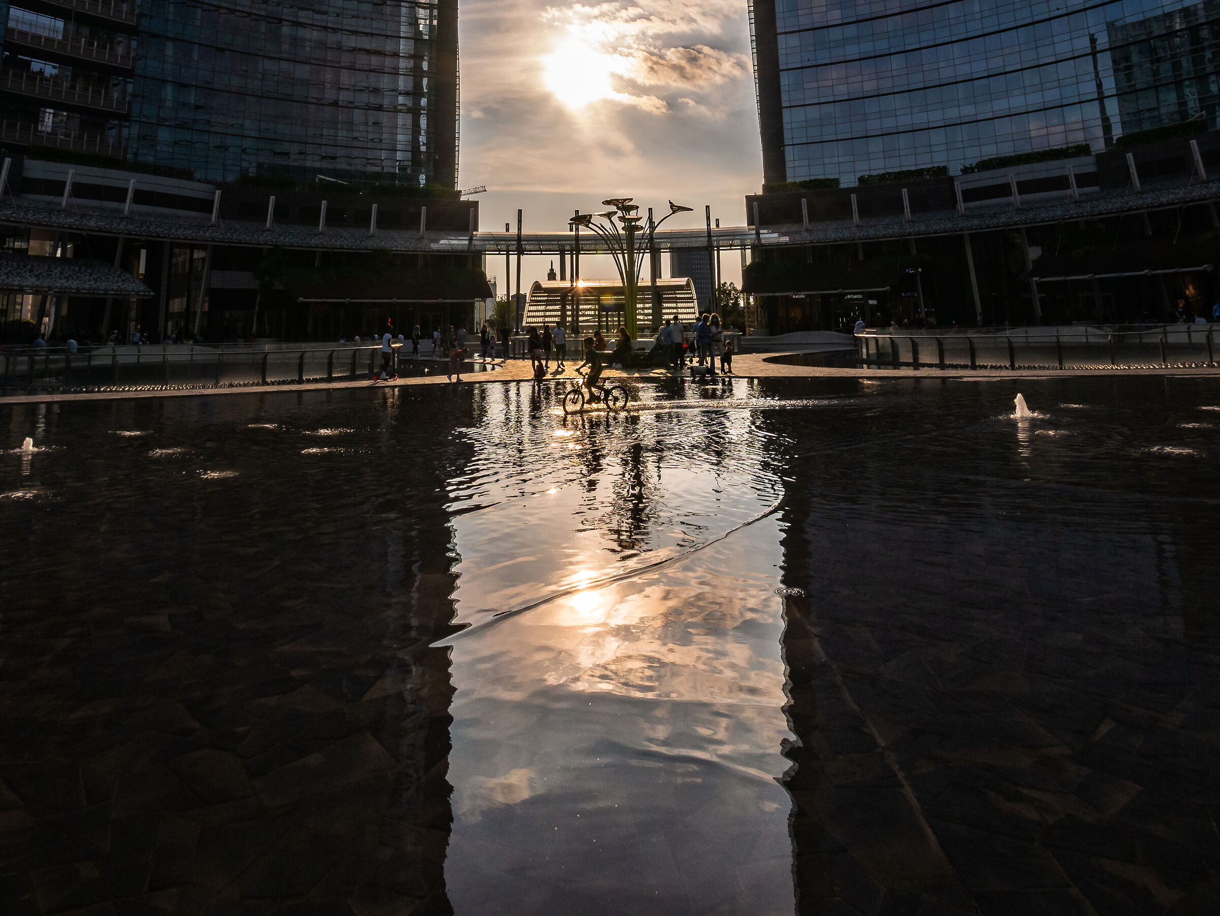 Cycling on the water