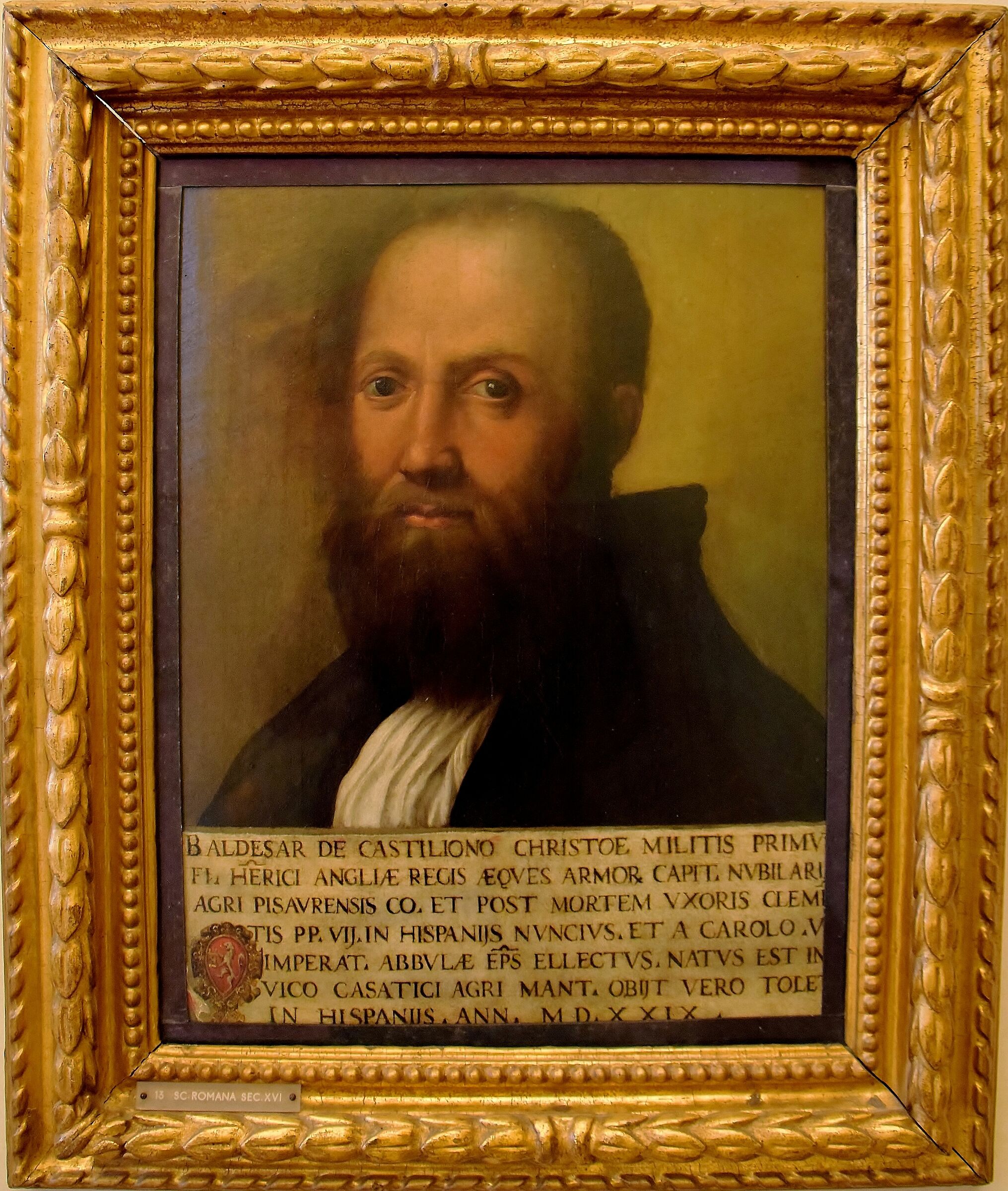 Giulio Romano "Ritratto di Baldassarre Castiglione&quot...