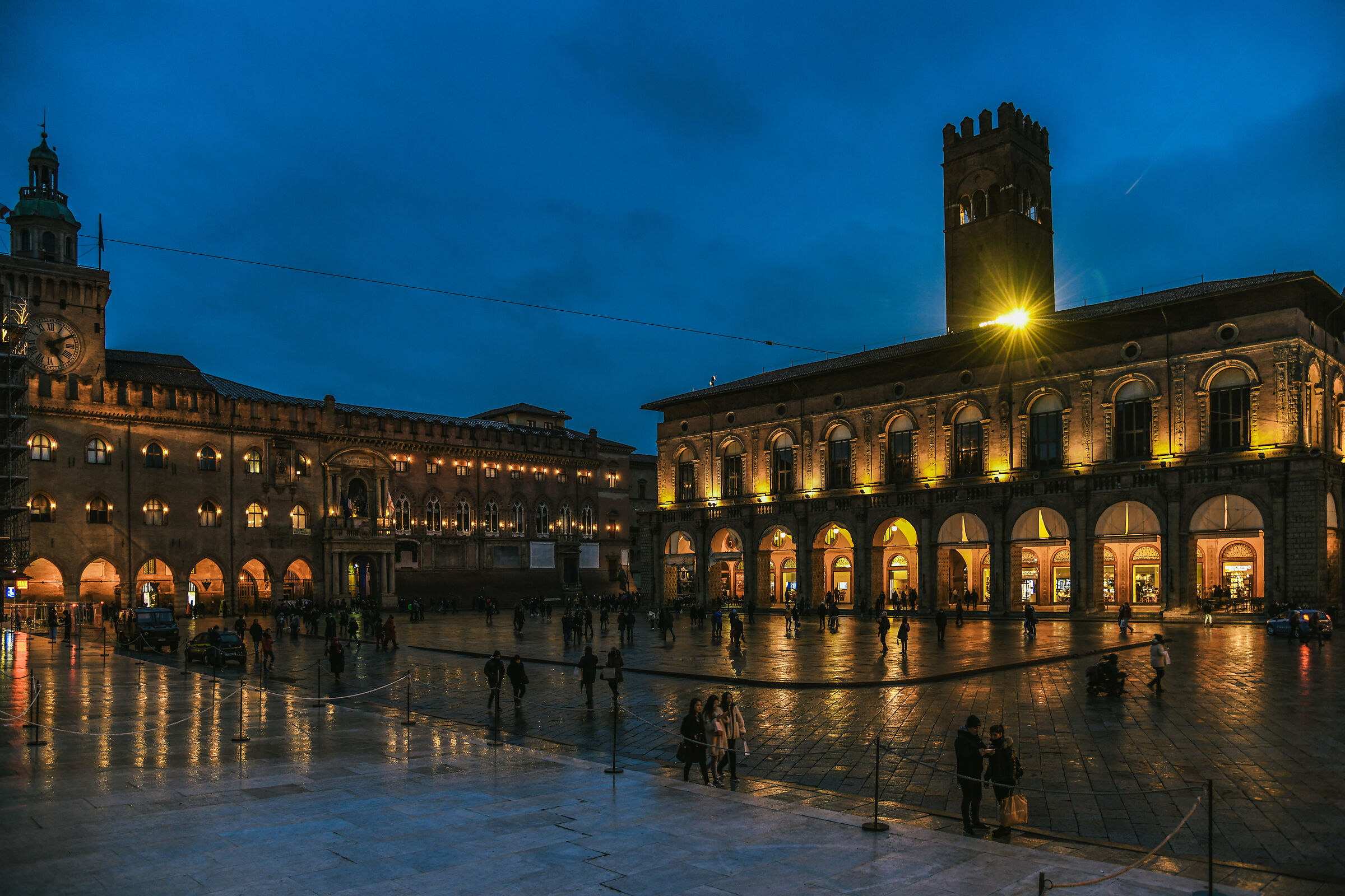 Bologna, Inverno a P.zza Maggiore
